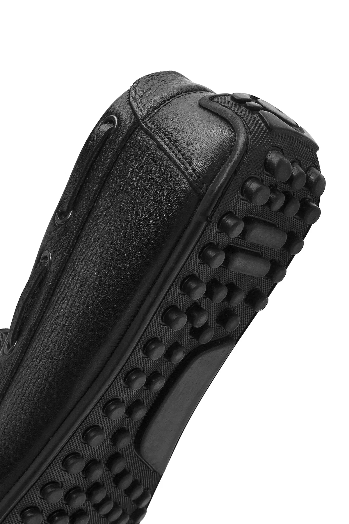 Erkek Siyah Deri Casual Loafer - Image 8