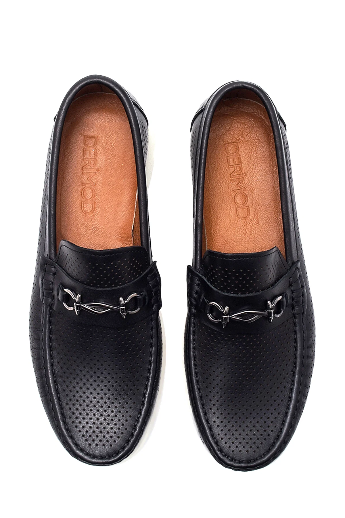 Erkek Siyah Deri Casual Loafer - Image 3