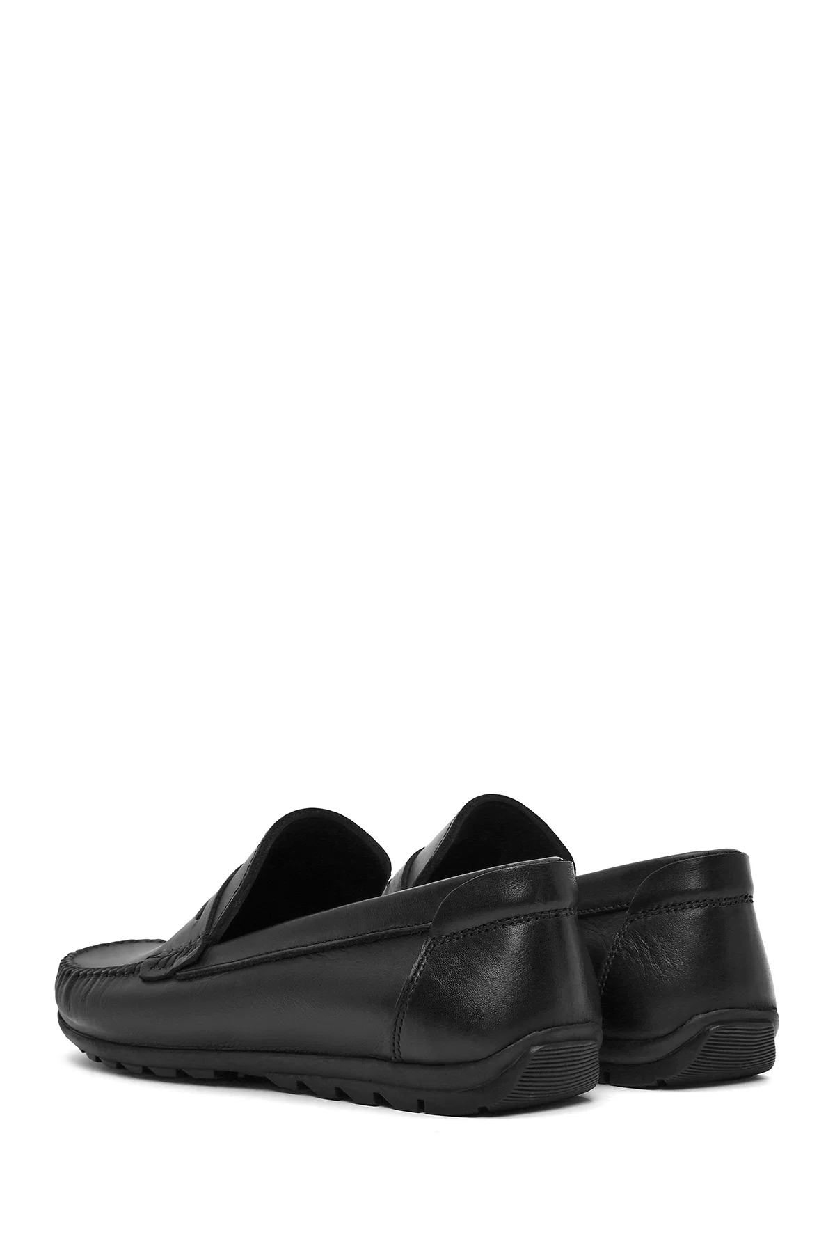 Erkek Siyah Deri Casual Loafer - Image 5