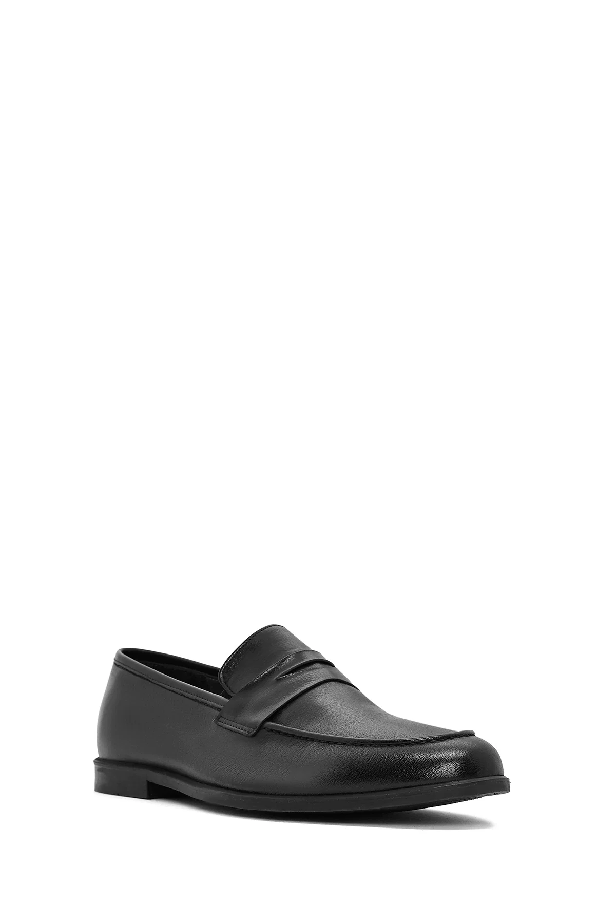 Erkek Siyah Deri Casual Loafer - Image 6