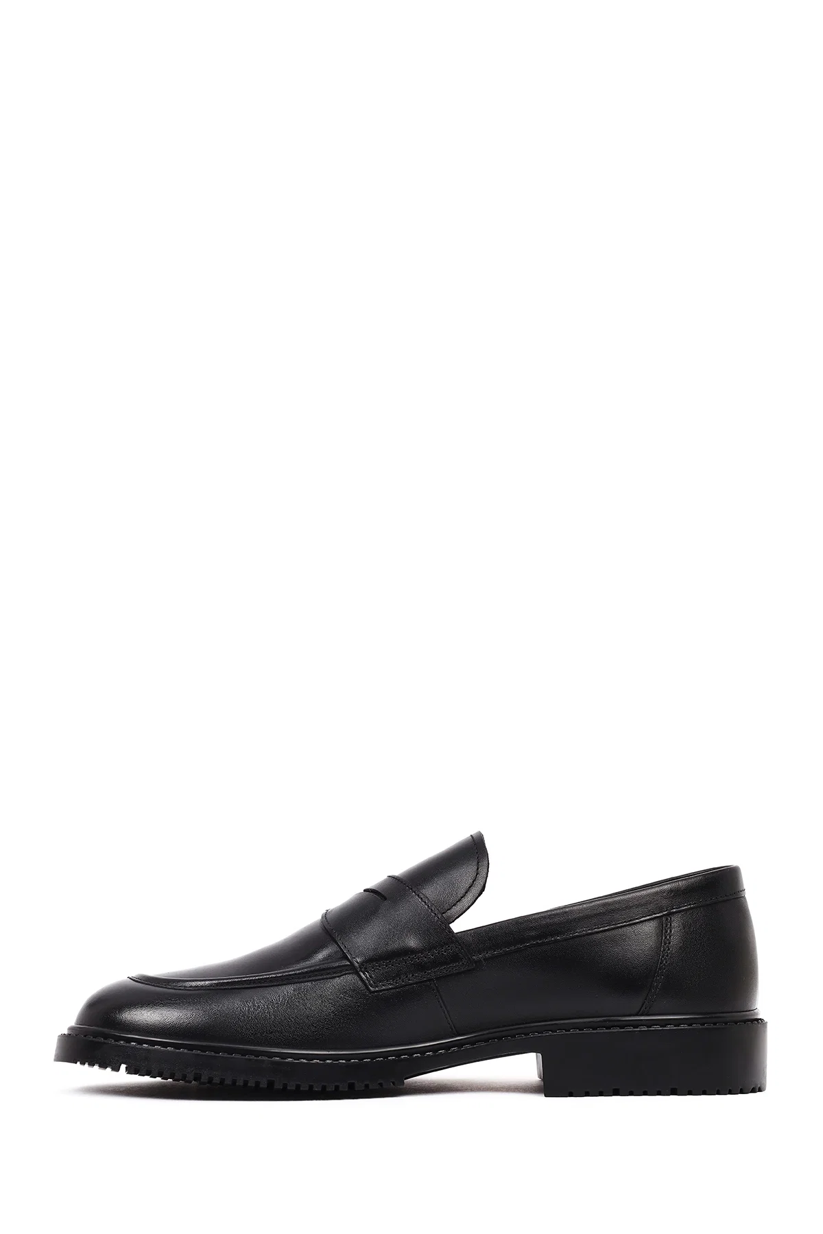 Erkek Siyah Deri Casual Loafer - Image 2