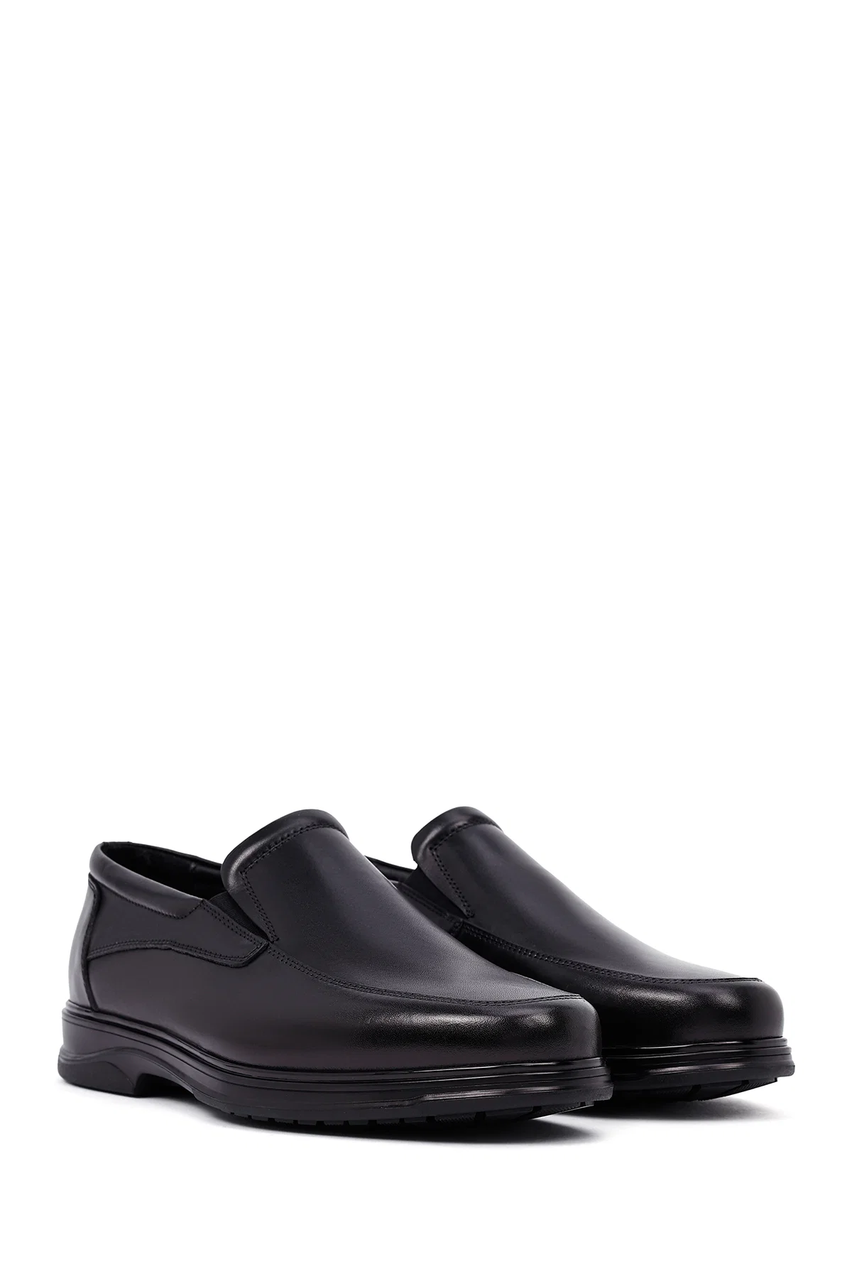 Erkek Siyah Deri Casual Loafer - Image 3