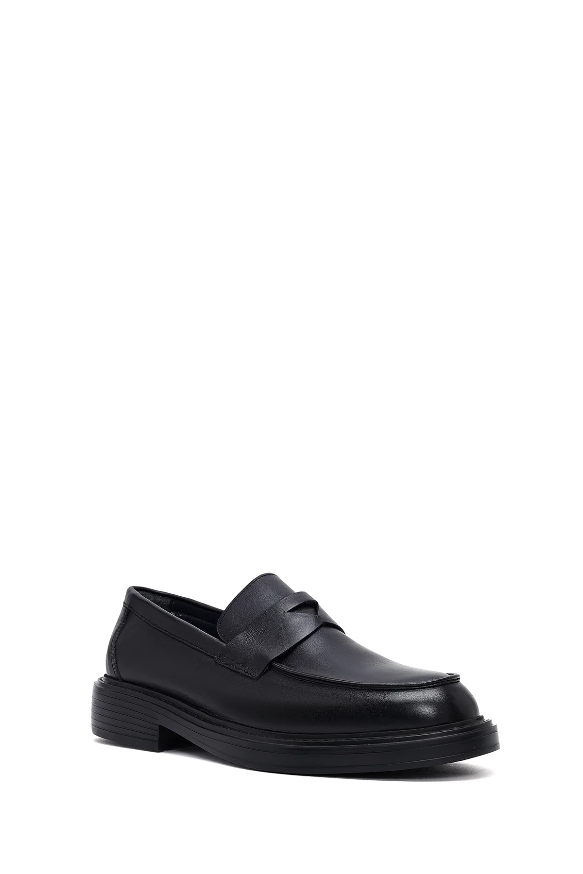 Erkek Siyah Deri Casual Loafer - Image 6