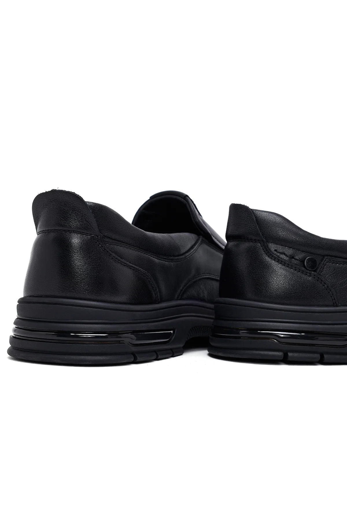 Erkek Siyah Deri Casual Loafer - Image 10