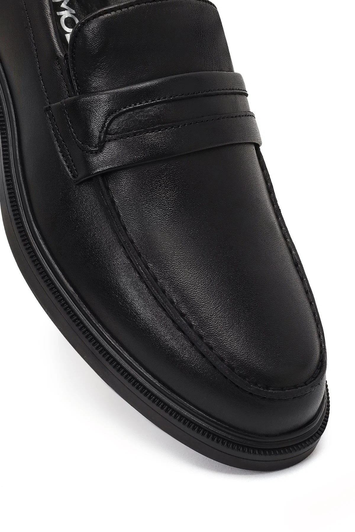 Erkek Siyah Deri Casual Loafer - Image 11