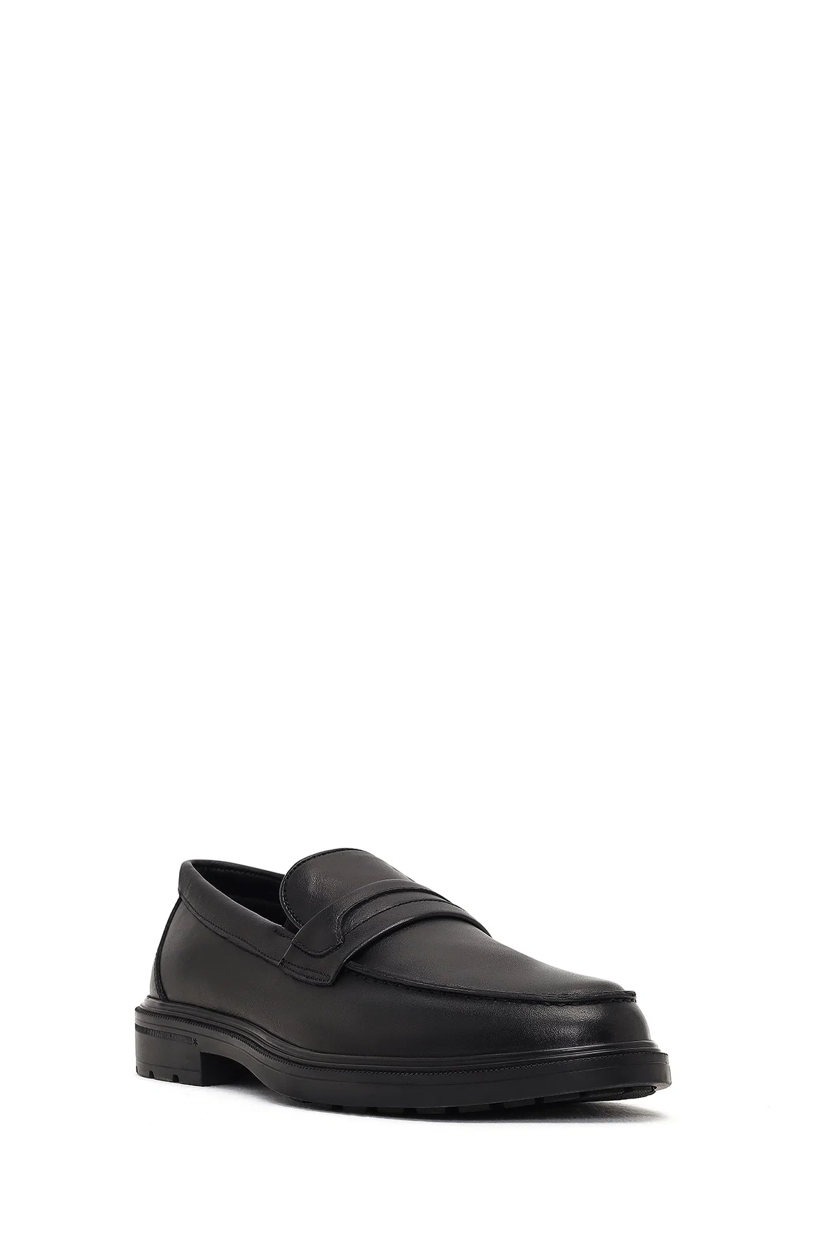 Erkek Siyah Deri Casual Loafer - Image 6