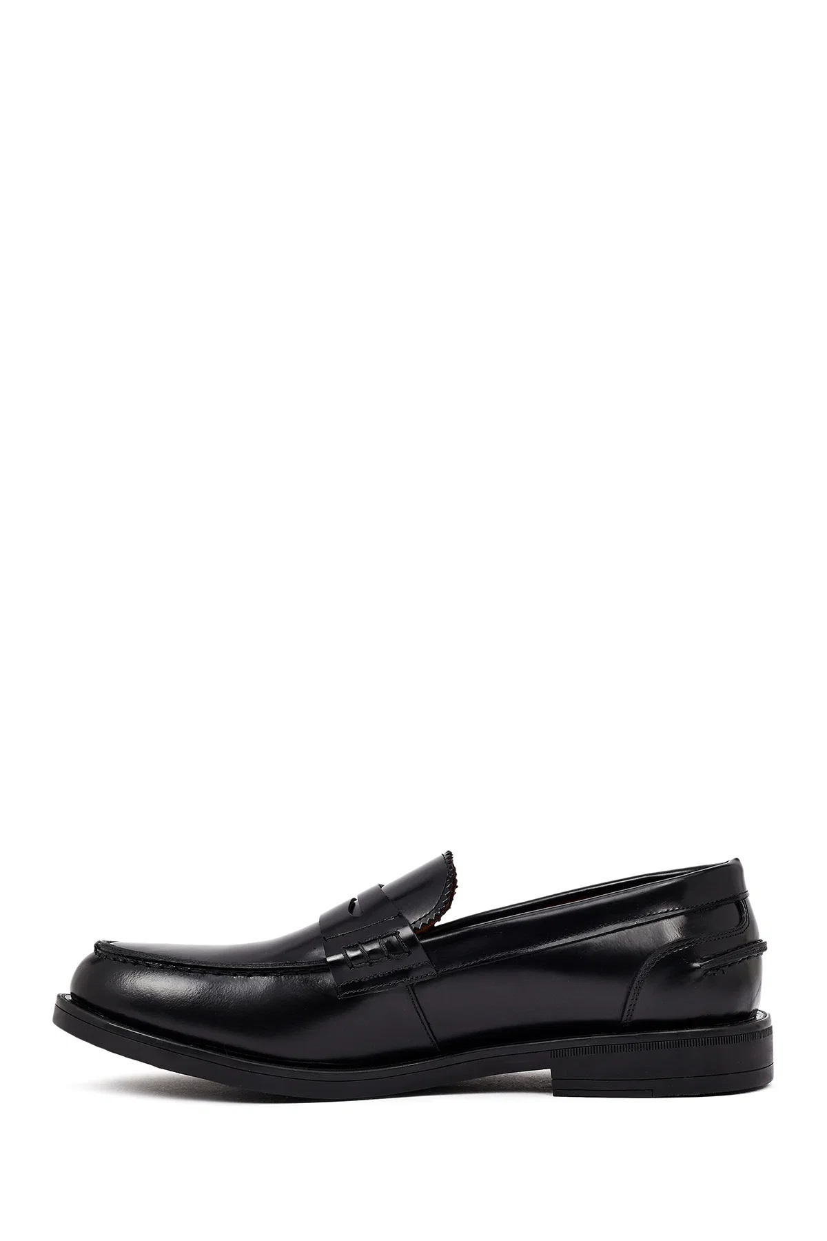 Erkek Siyah Deri Casual Loafer - Image 2