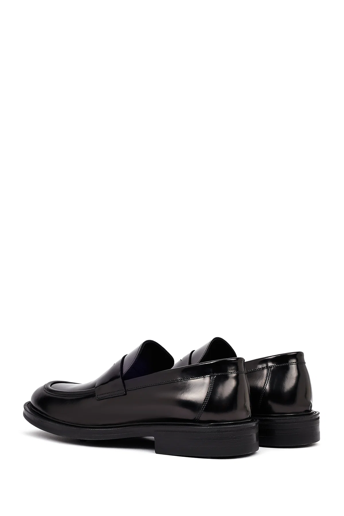 Erkek Siyah Deri Casual Loafer - Image 5