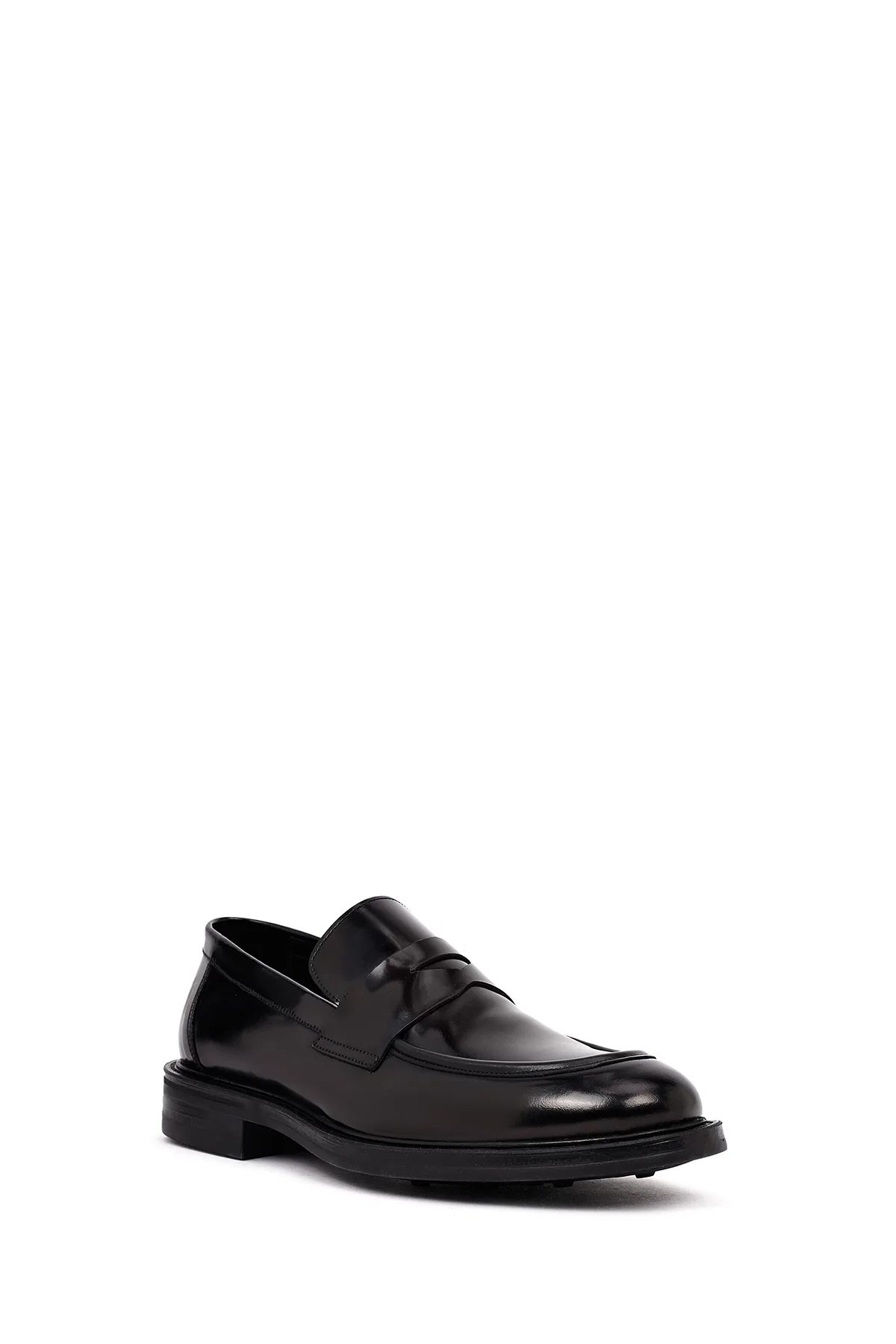 Erkek Siyah Deri Casual Loafer - Image 6
