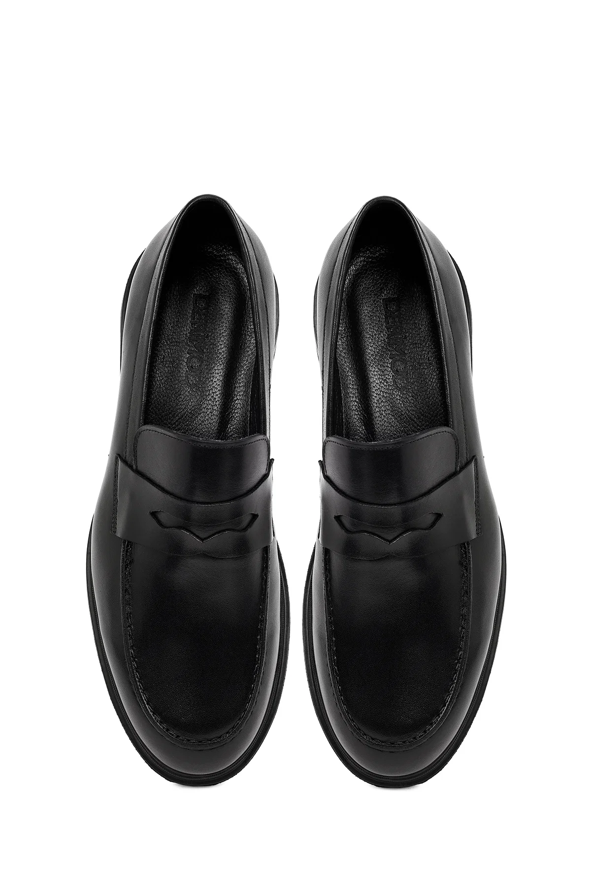 Erkek Siyah Deri Casual Loafer - Image 7