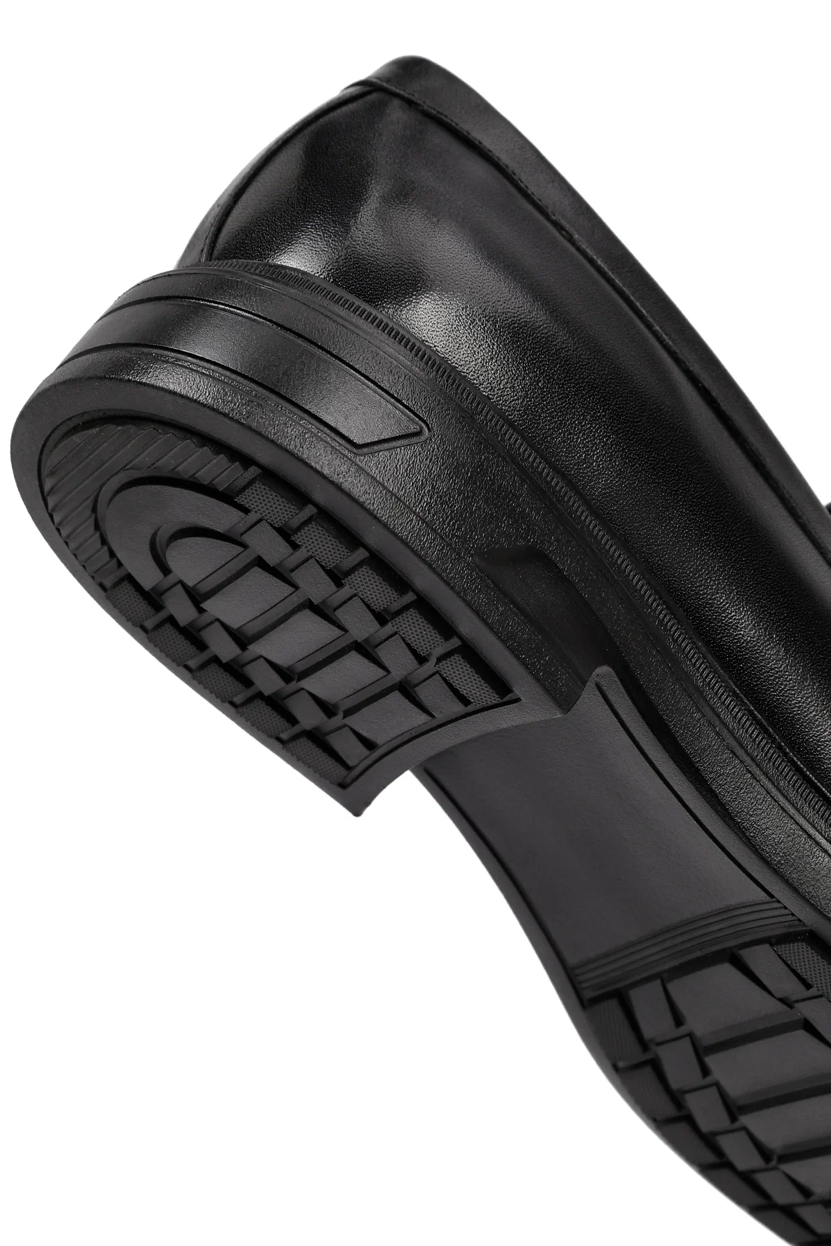Erkek Siyah Deri Casual Loafer - Image 9