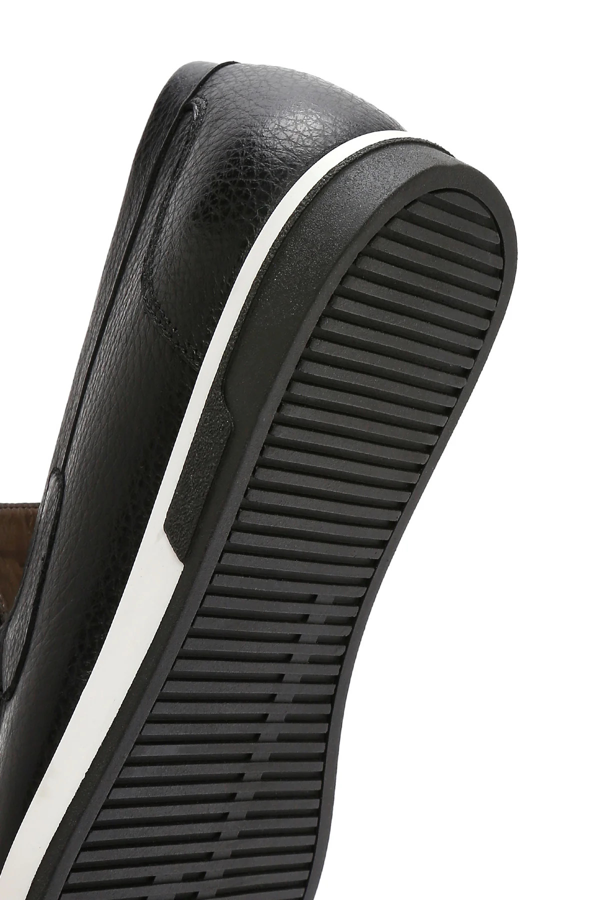 Erkek Siyah Deri Casual Loafer - Image 8