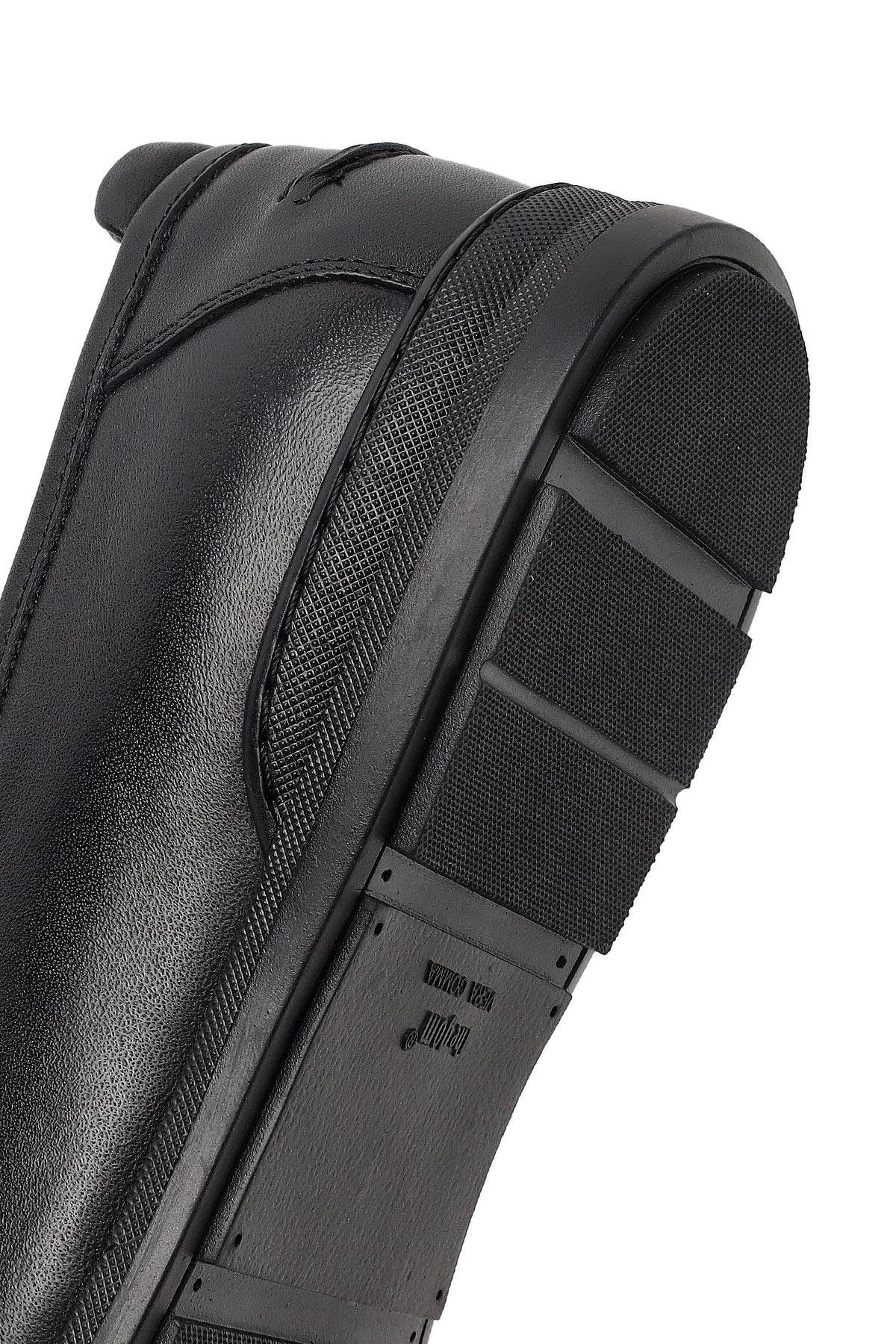 Erkek Siyah Deri Casual Loafer - Image 8