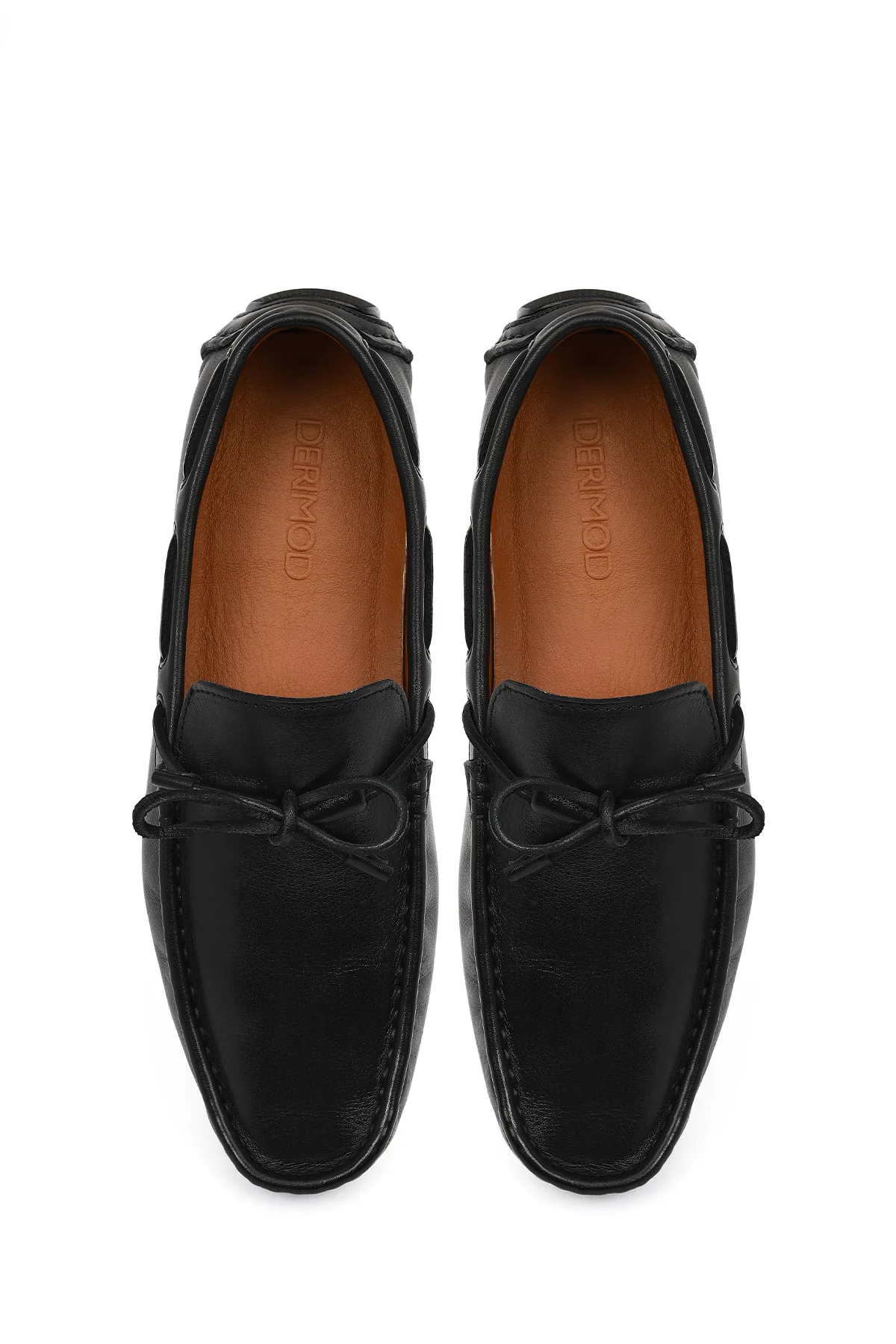 Erkek Siyah Deri Casual Loafer - Image 4