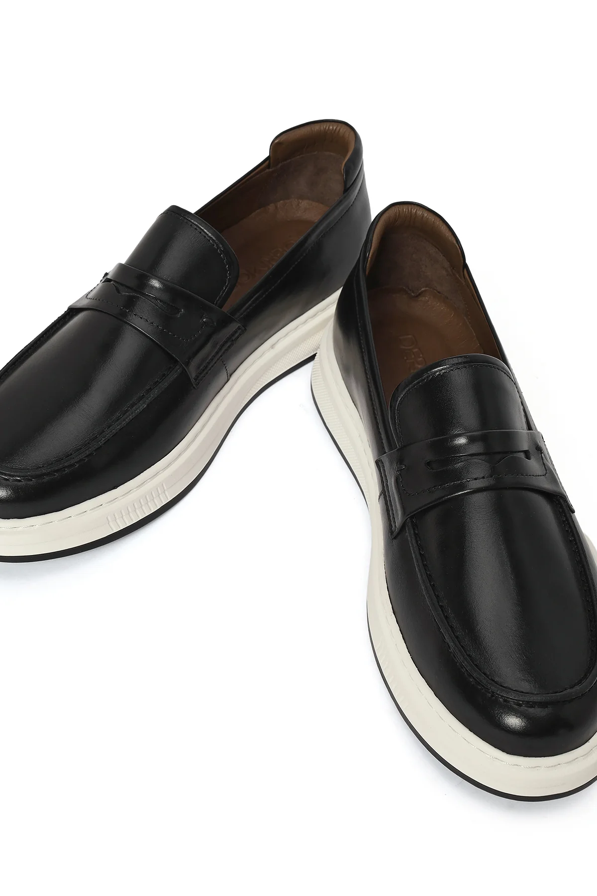 Erkek Siyah Deri Casual Loafer - Image 10