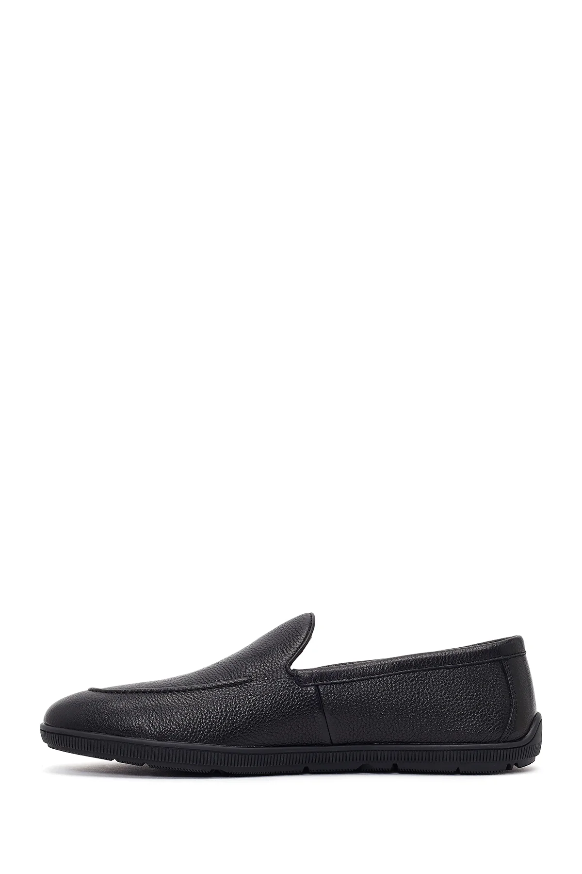 Erkek Siyah Deri Casual Loafer - Image 3