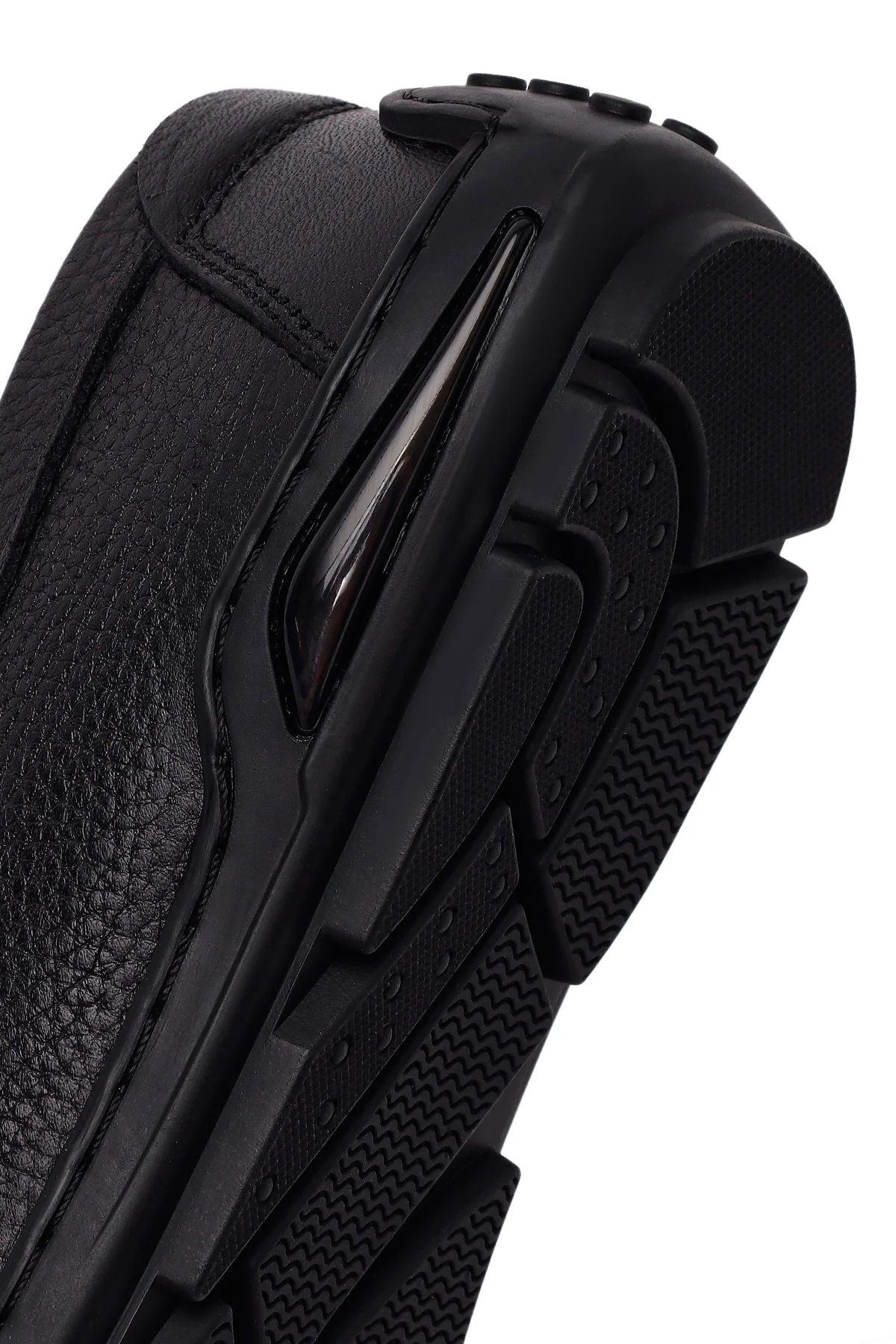 Erkek Siyah Deri Casual Loafer - Image 8