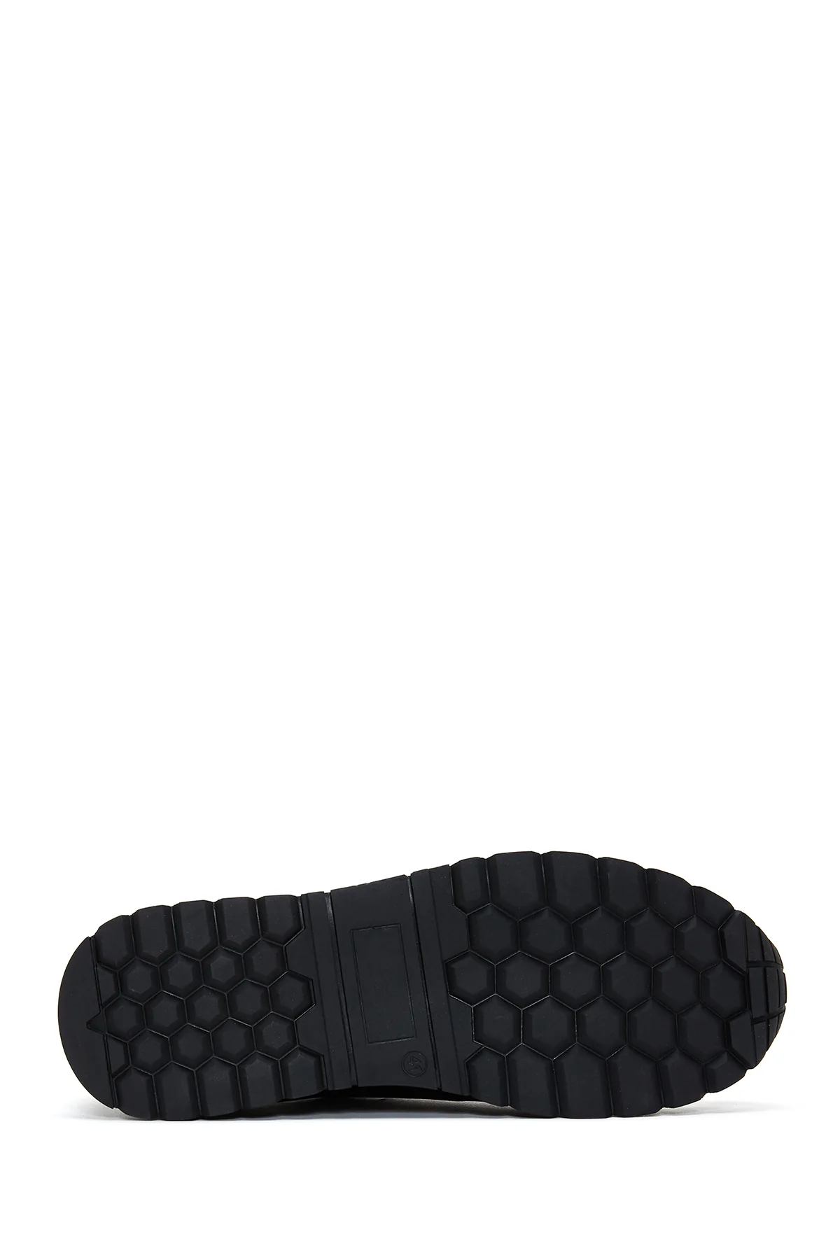 Erkek Siyah Deri Casual Sneaker - Image 3