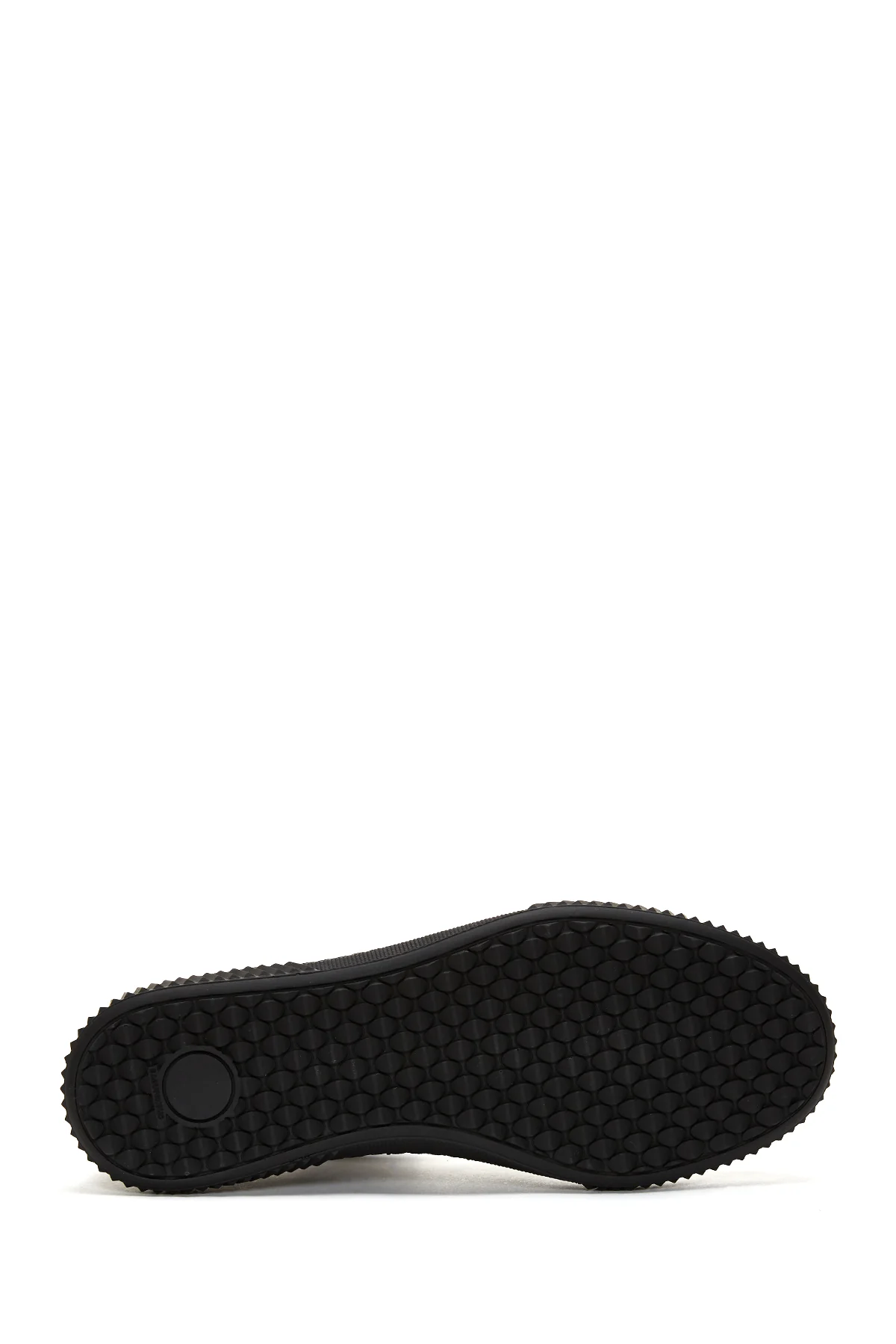 Erkek Siyah Deri Casual Sneaker - Image 4