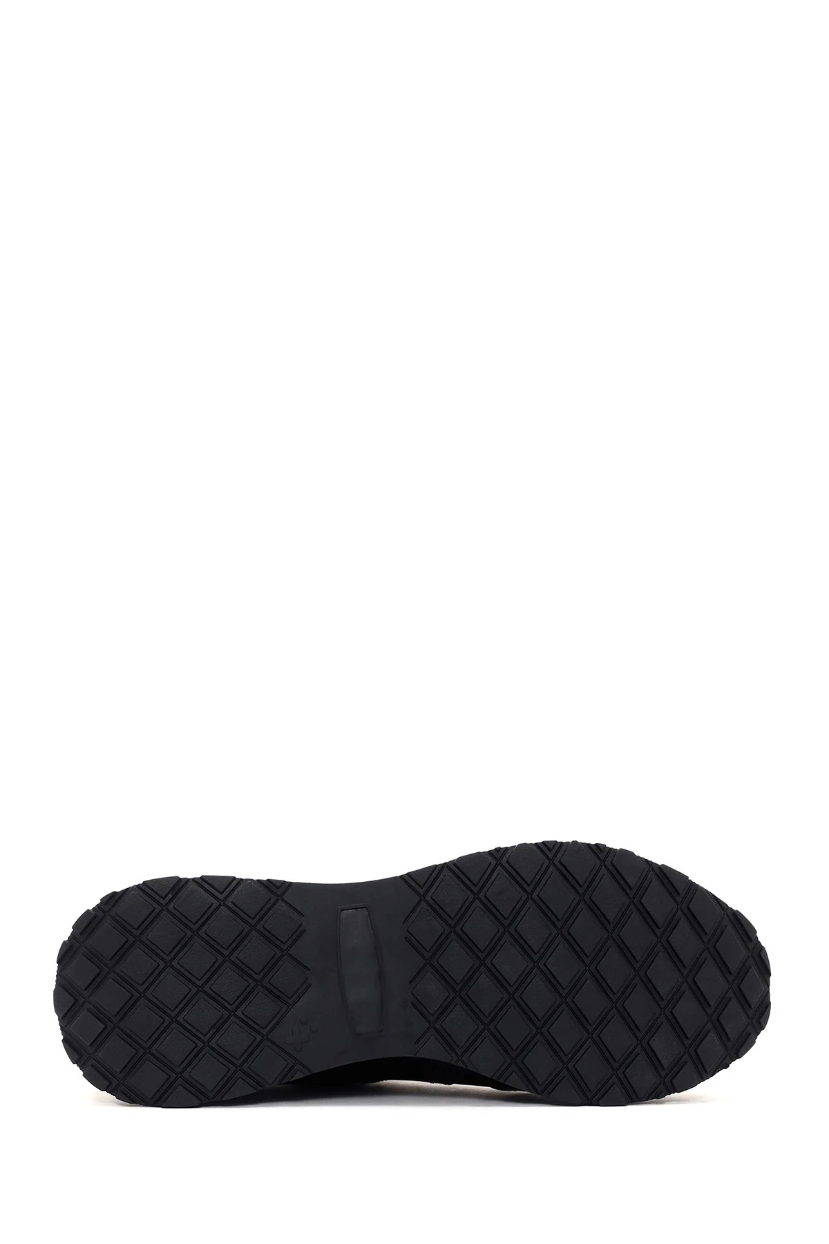 Erkek Siyah Deri Casual Sneaker - Image 4