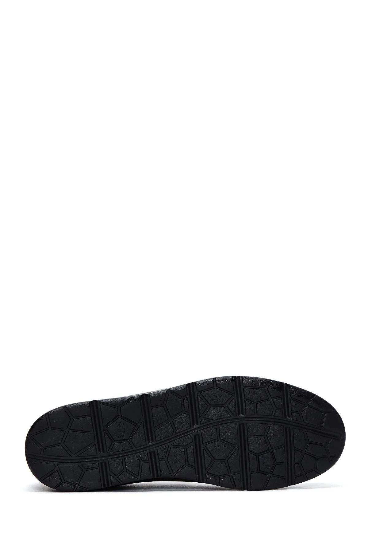 Erkek Siyah Deri Casual Sneaker - Image 4