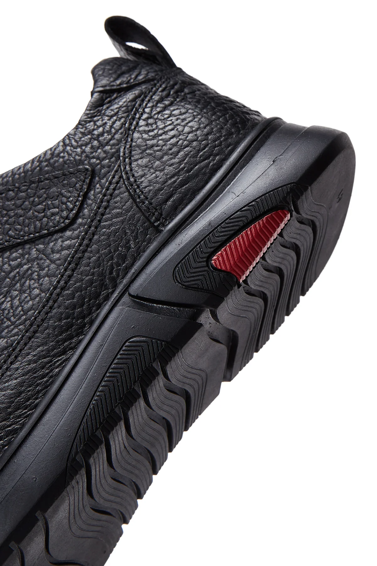 Erkek Siyah Deri Casual Sneaker - Image 7