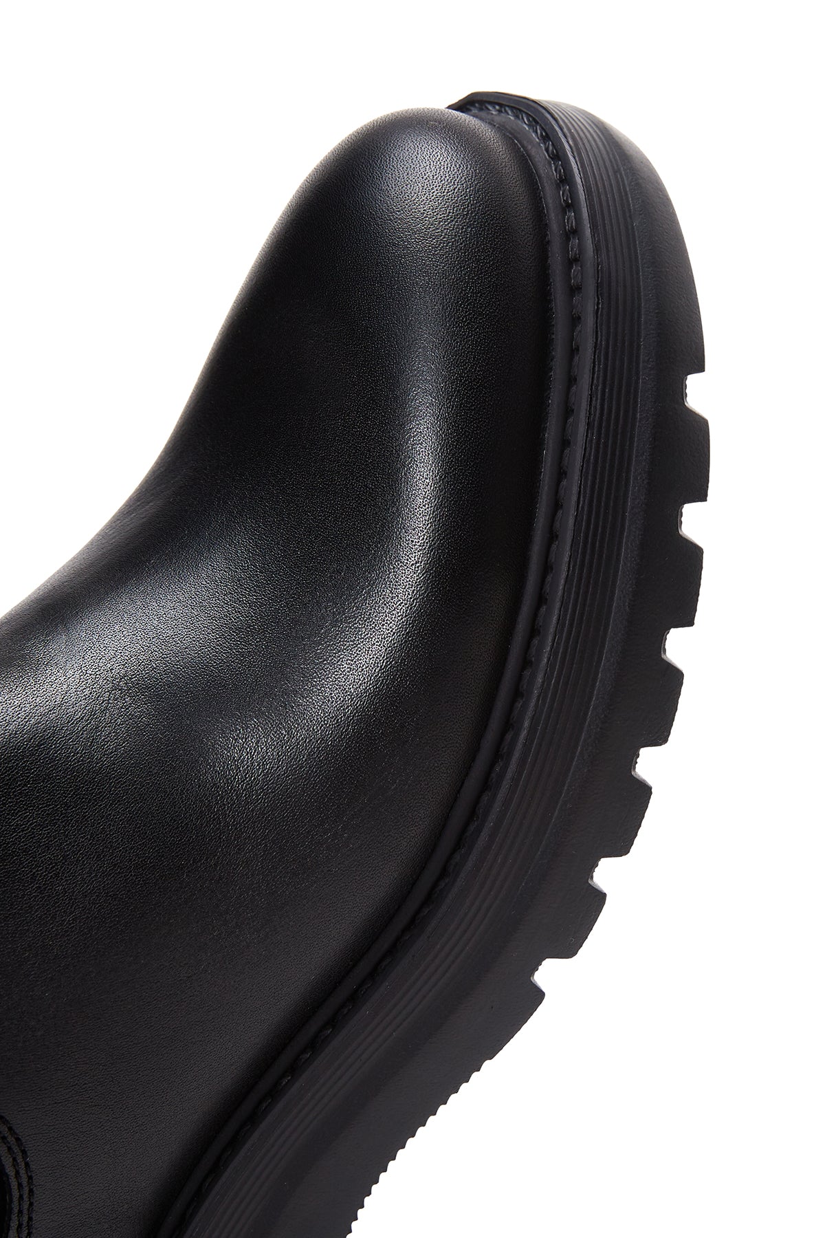 Erkek Siyah Deri Chelsea Bot - Image 8