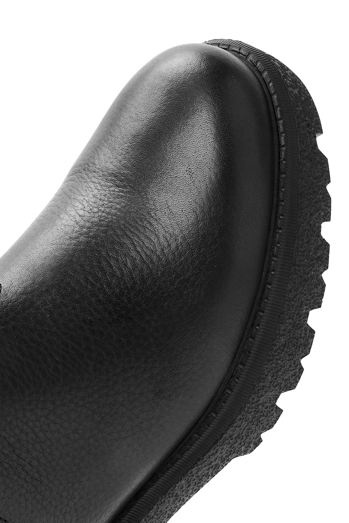 Erkek Siyah Deri Chelsea Bot - Image 10