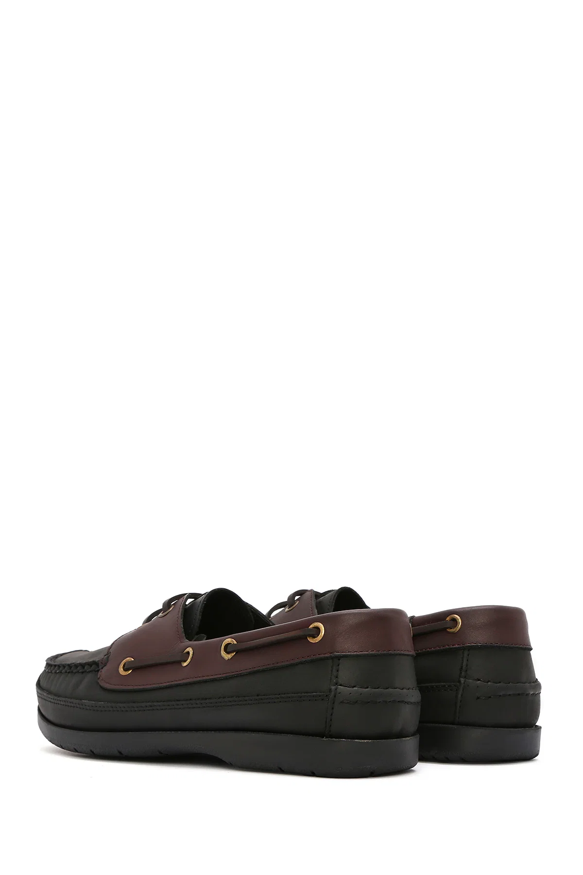 Erkek Siyah Deri Comfort Casual Ayakkabı - Image 5