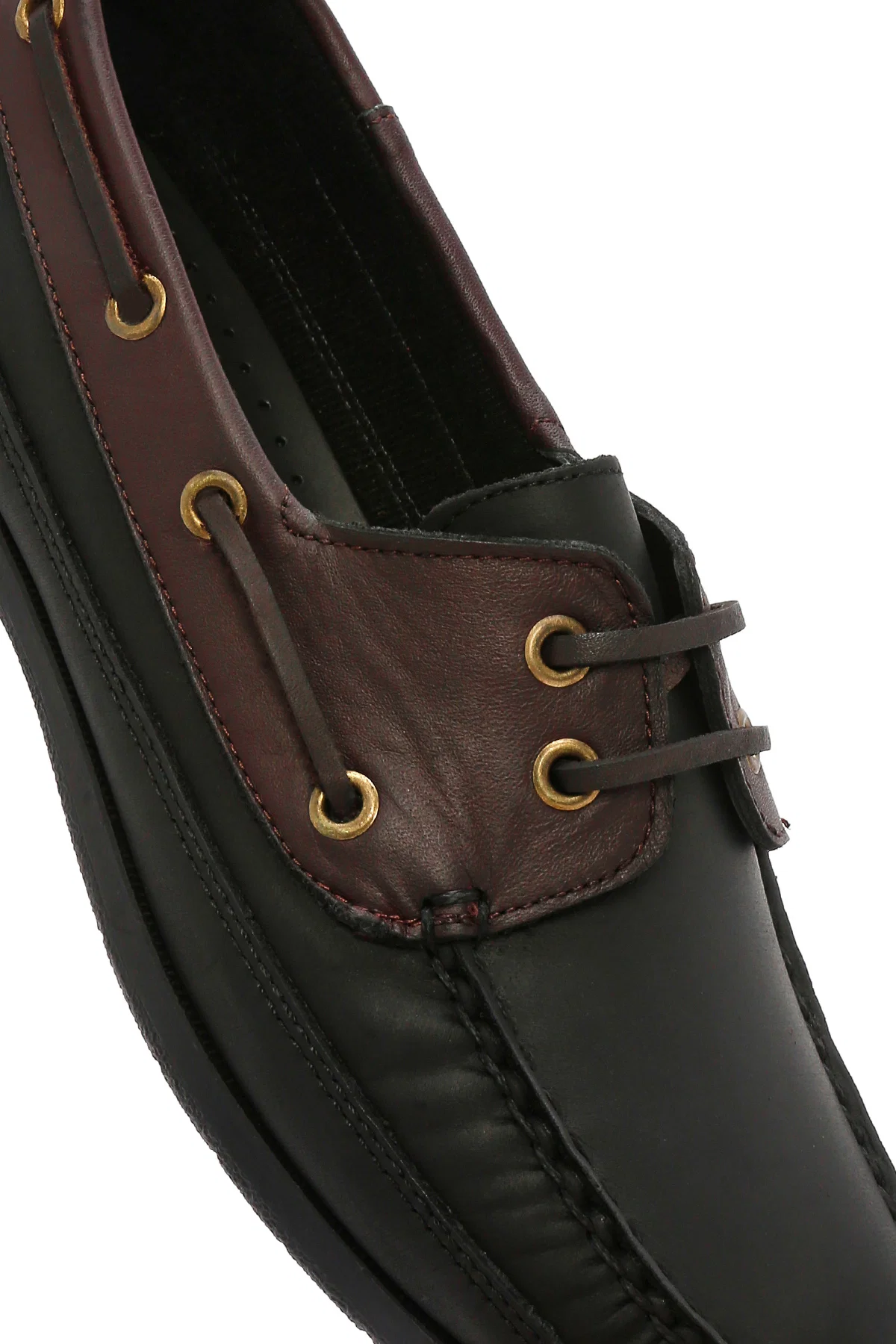 Erkek Siyah Deri Comfort Casual Ayakkabı - Image 9
