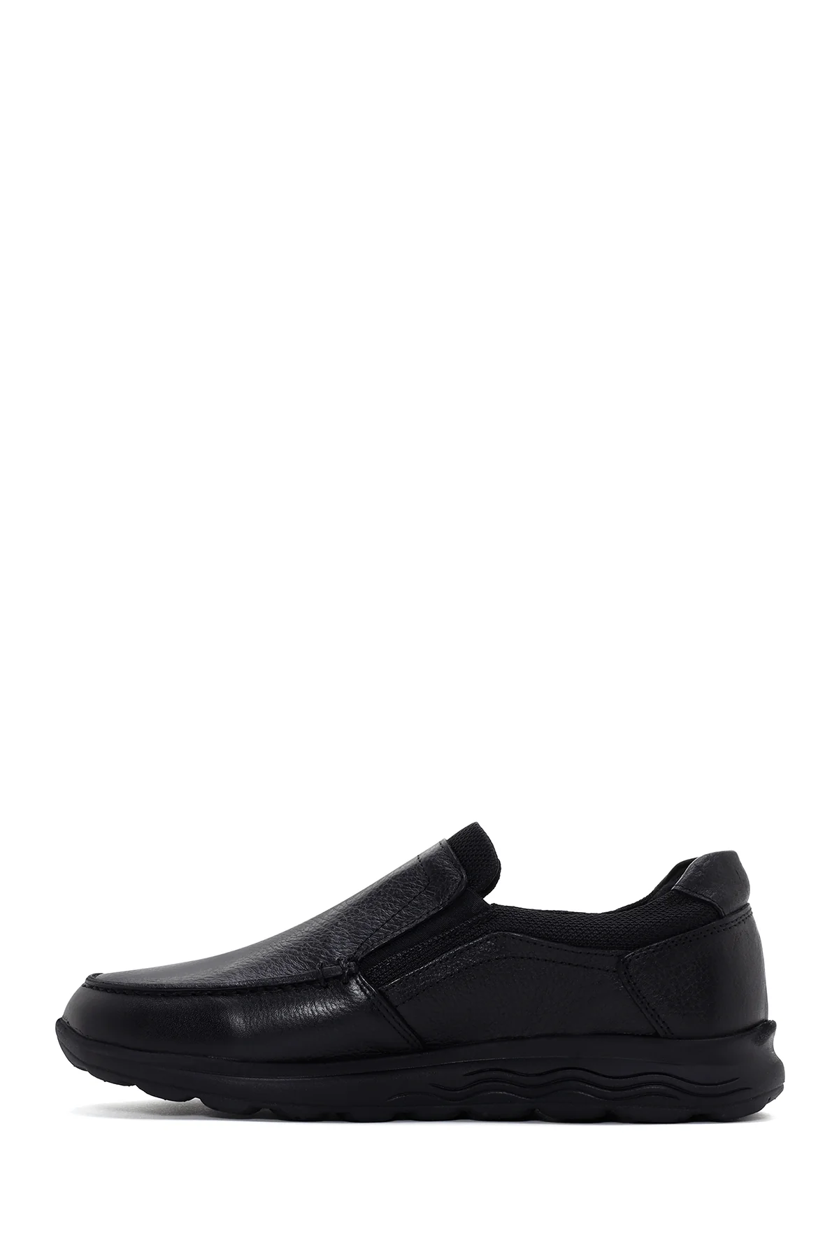 Erkek Siyah Deri Comfort Casual Loafer - Image 2