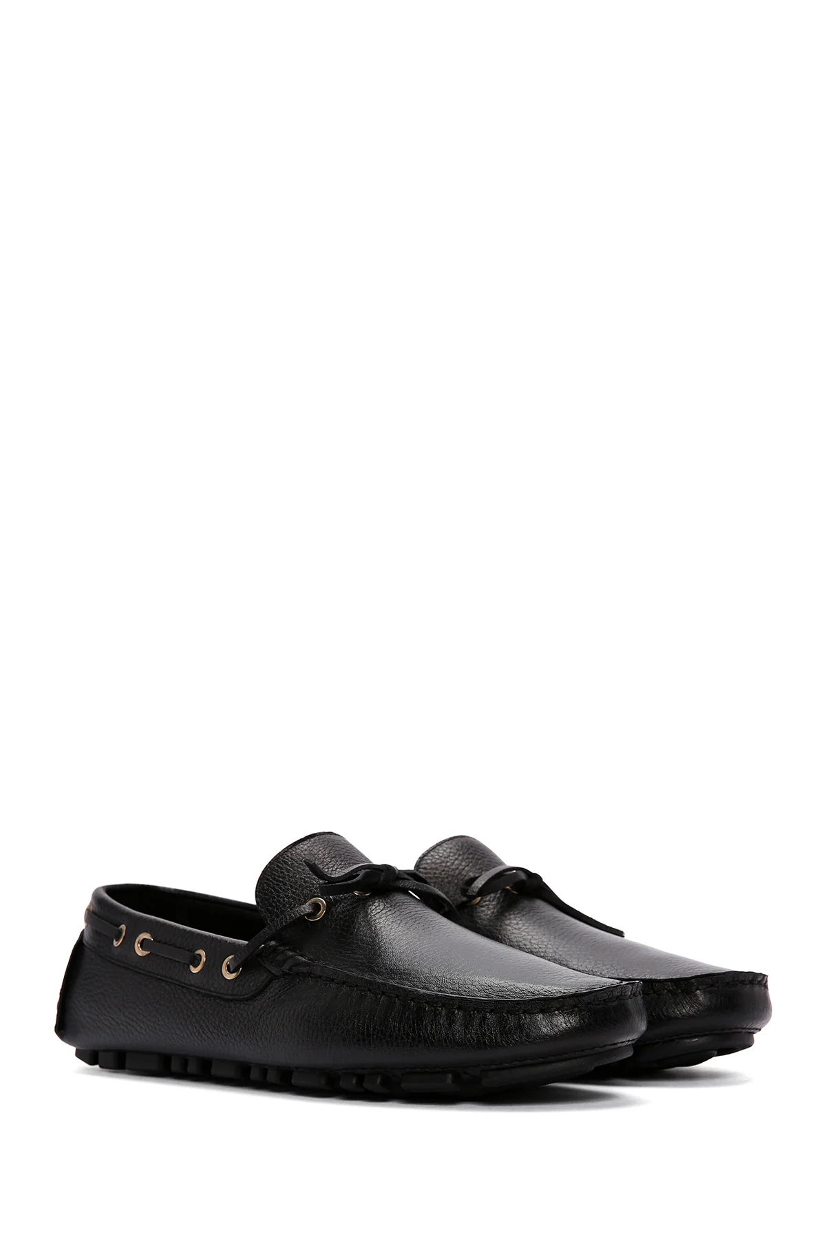 Erkek Siyah Deri Comfort Loafer - Image 3