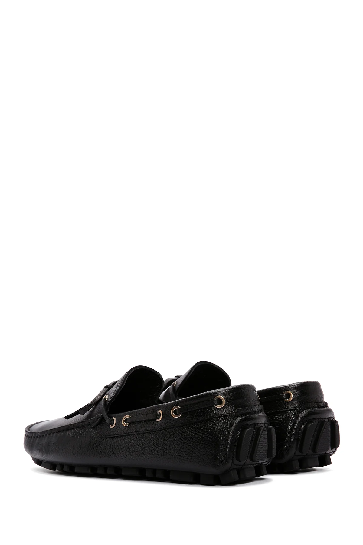 Erkek Siyah Deri Comfort Loafer - Image 5