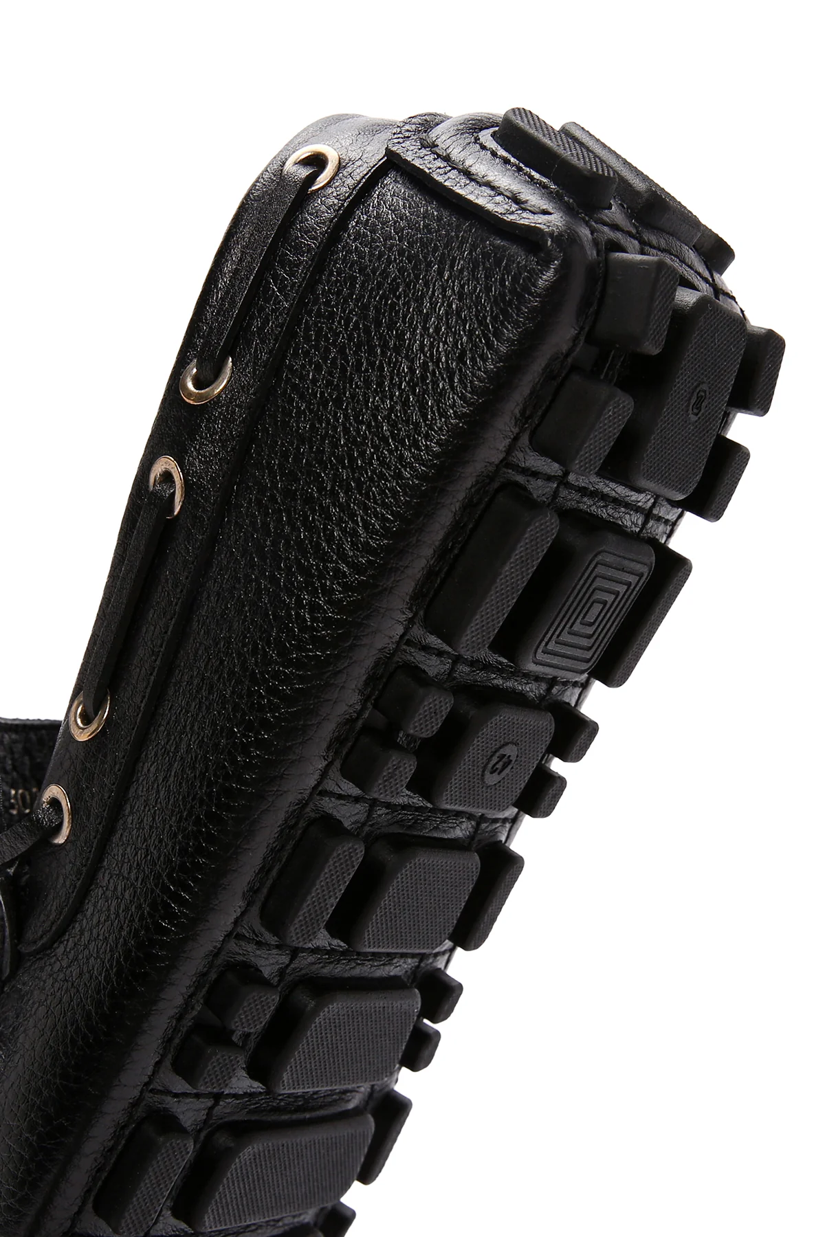 Erkek Siyah Deri Comfort Loafer - Image 9