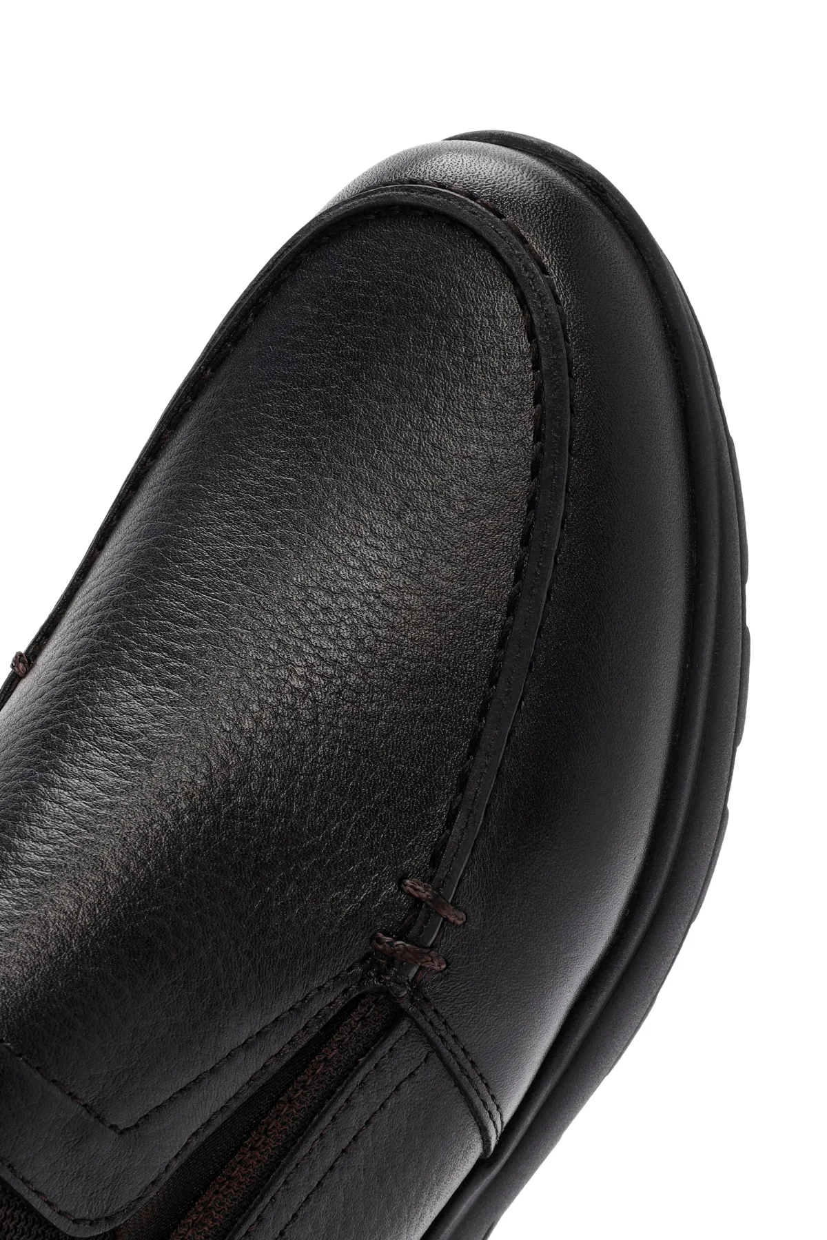 Erkek Siyah Deri Comfort Loafer - Image 10