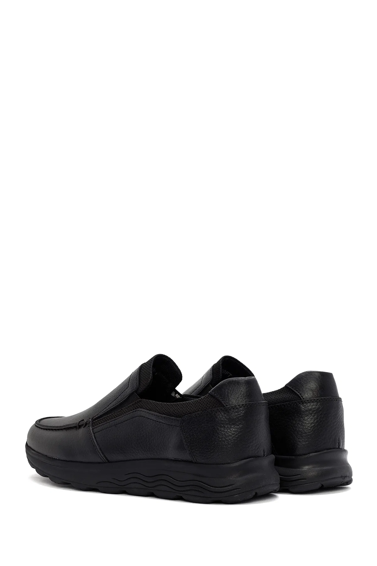 Erkek Siyah Deri Comfort Loafer - Image 5
