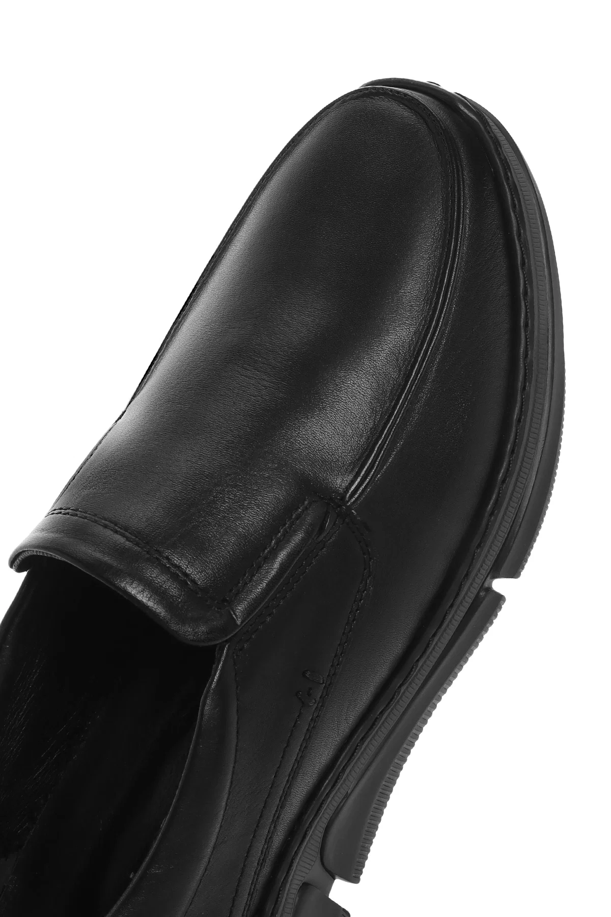 Erkek Siyah Deri Comfort Loafer - Image 10
