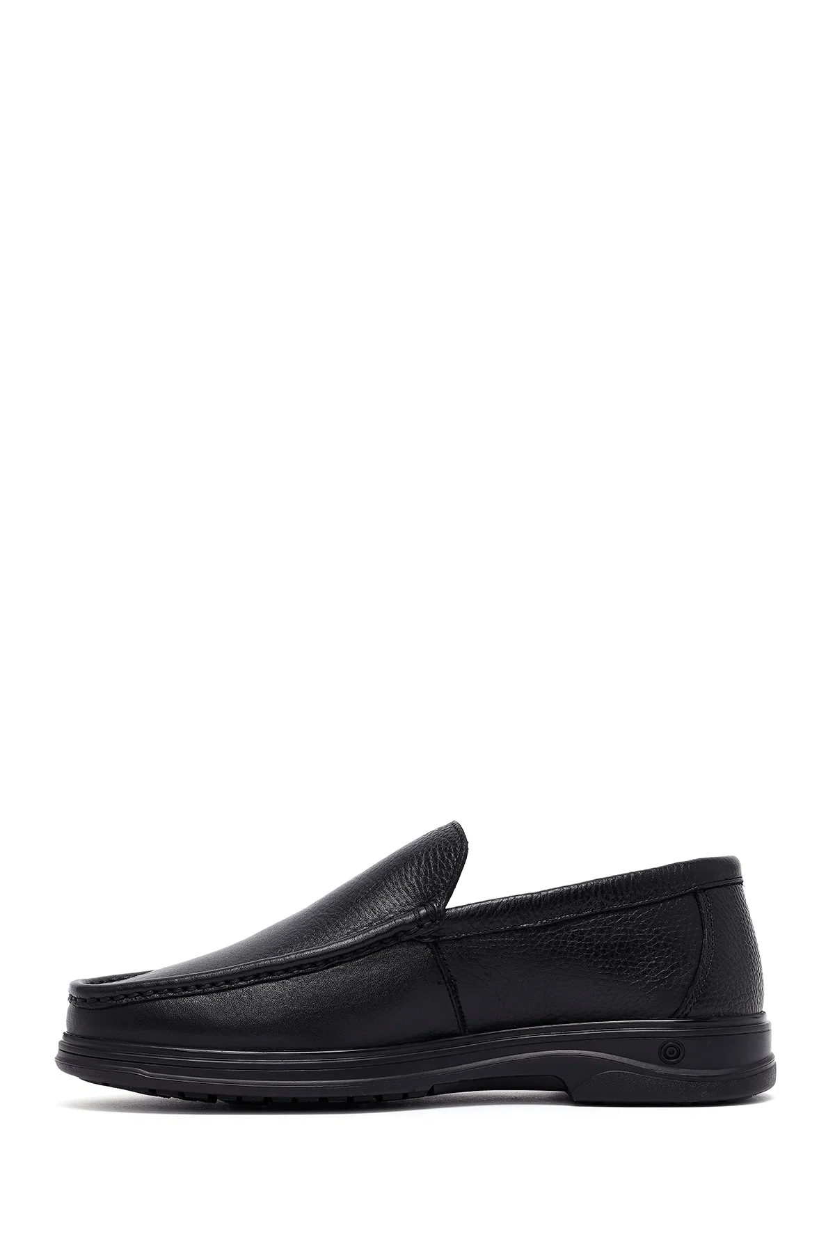 Erkek Siyah Deri Comfort Loafer - Image 2
