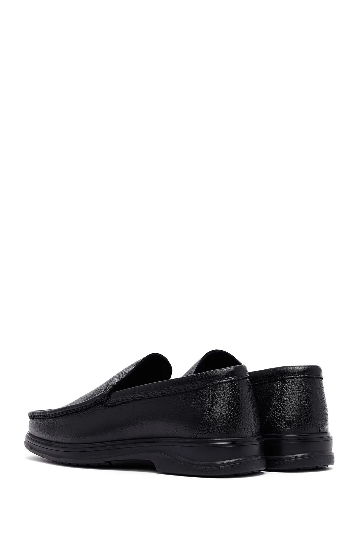 Erkek Siyah Deri Comfort Loafer - Image 5