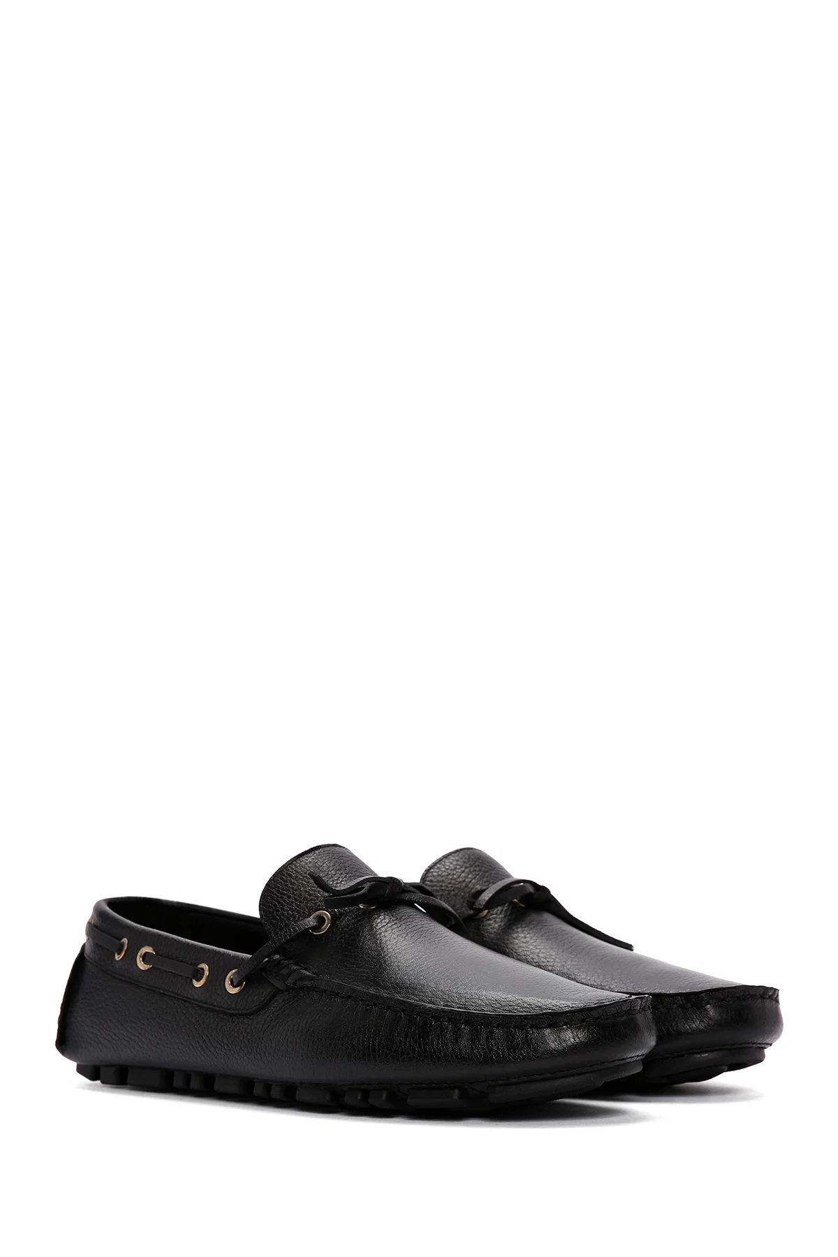 Erkek Siyah Deri Comfort Loafer - Image 3