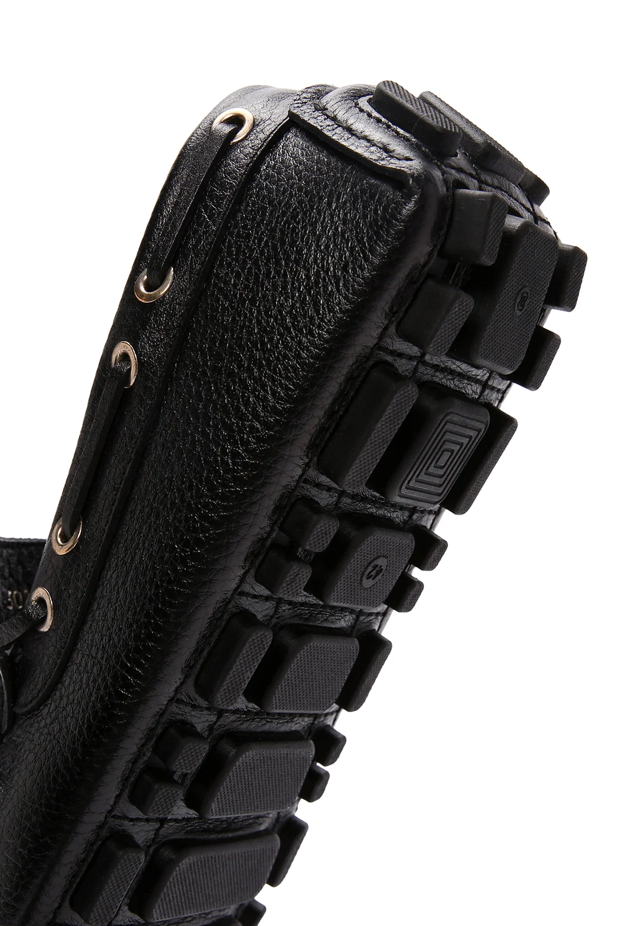 Erkek Siyah Deri Comfort Loafer - Image 9