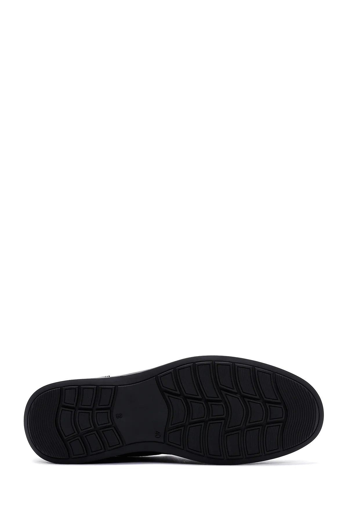 Erkek Siyah Deri Commfort Loafer - Image 4