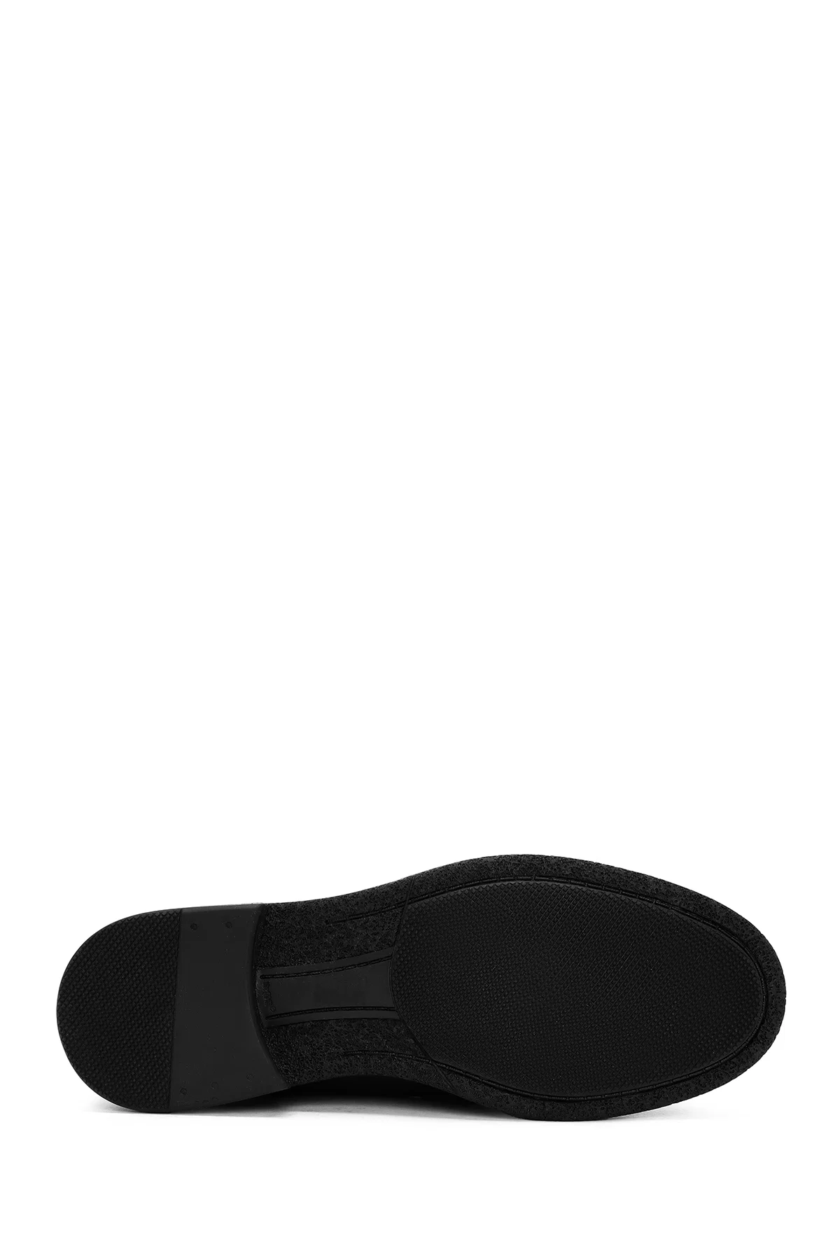 Erkek Siyah Deri Klasik Ayakkabı - Image 4