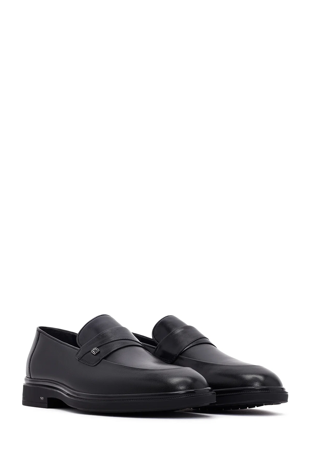Erkek Siyah Deri Klasik Loafer - Image 3