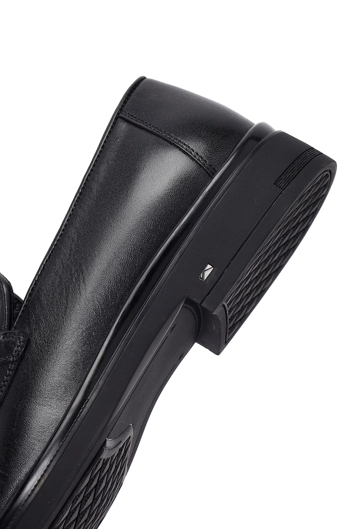 Erkek Siyah Deri Klasik Loafer - Image 8