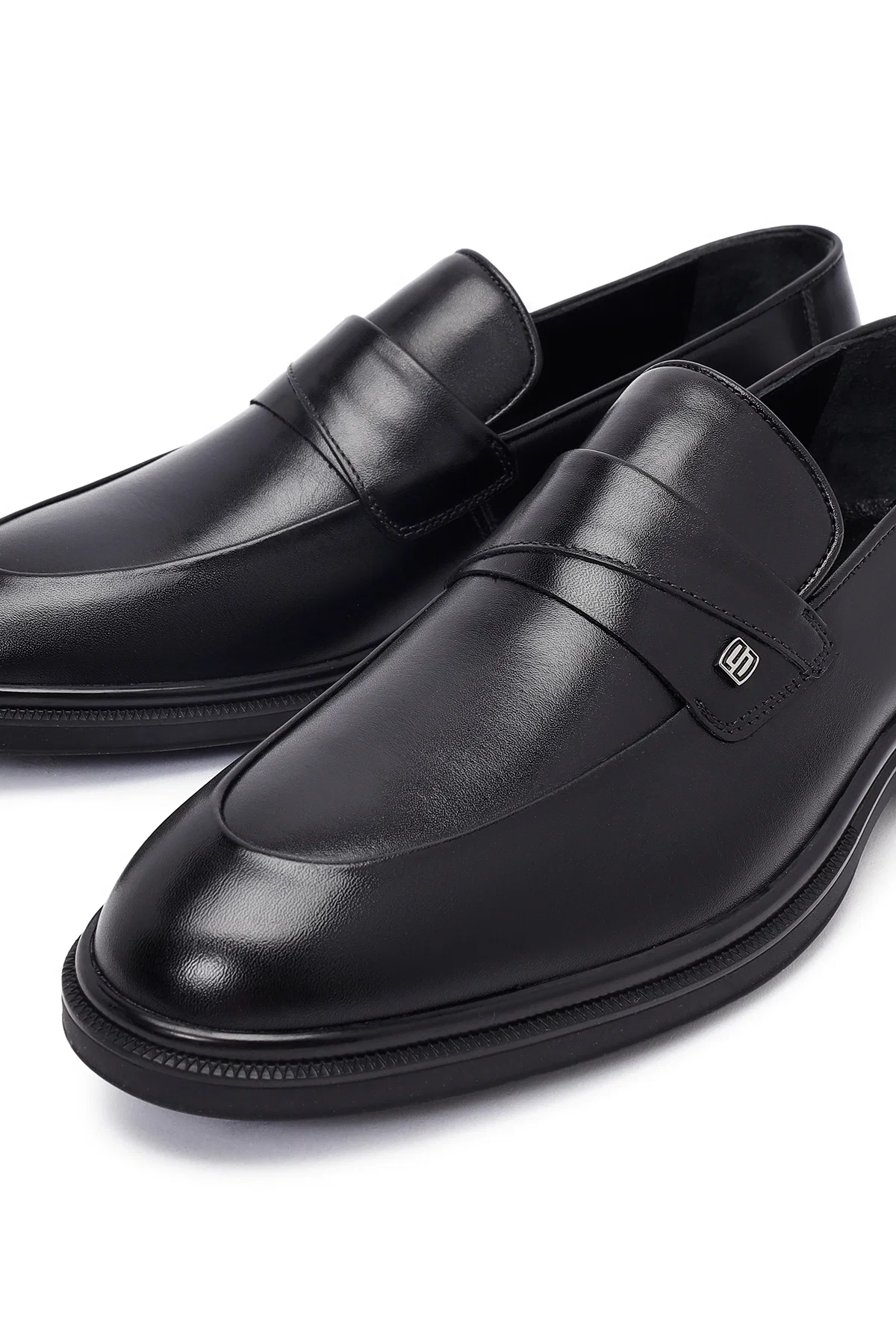 Erkek Siyah Deri Klasik Loafer - Image 9