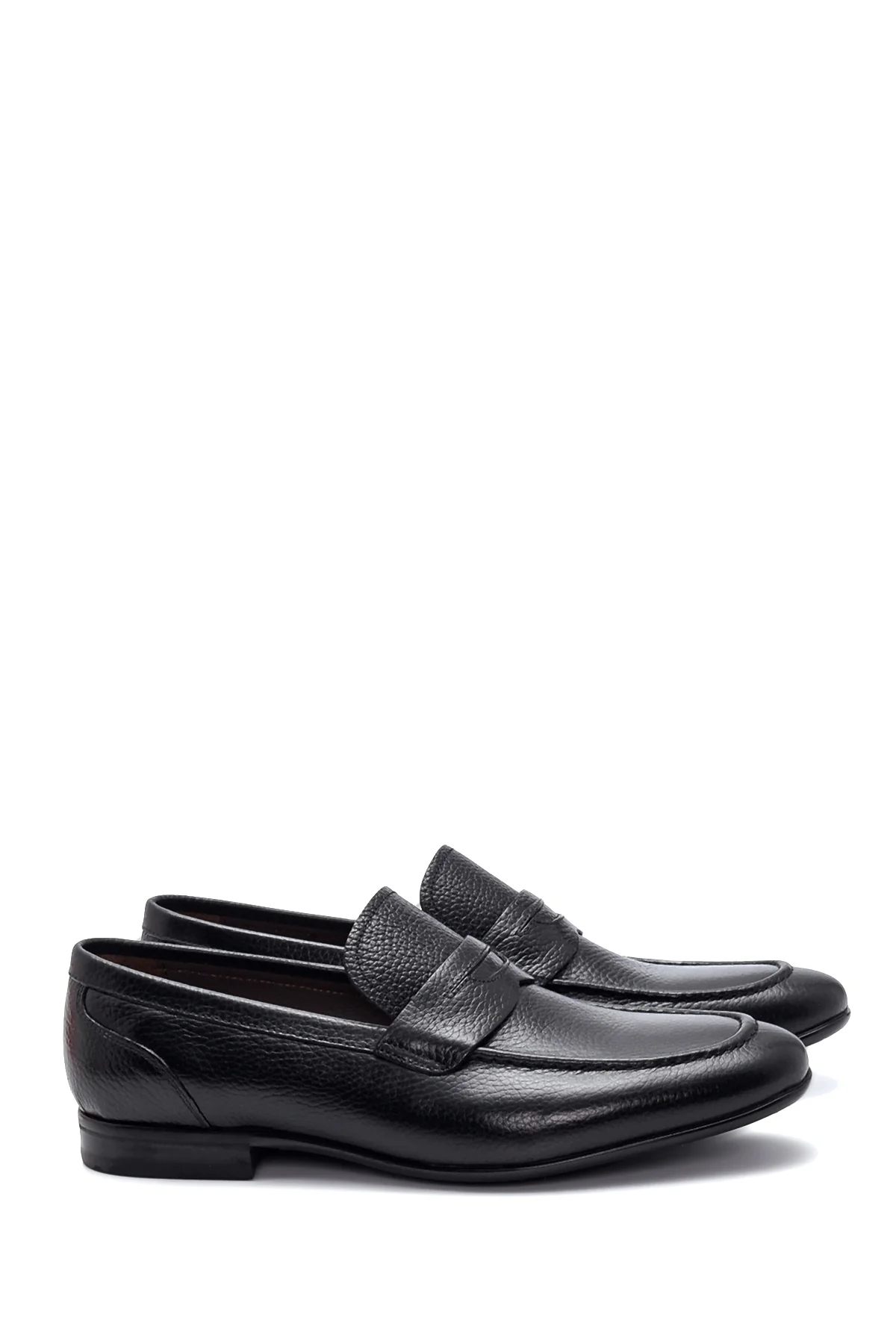 Erkek Siyah Deri Klasik Loafer - Image 3