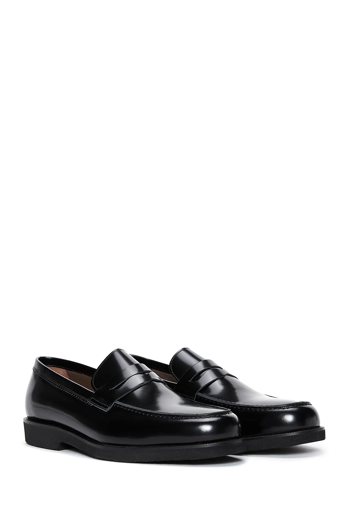 Erkek Siyah Deri Klasik Loafer - Image 3