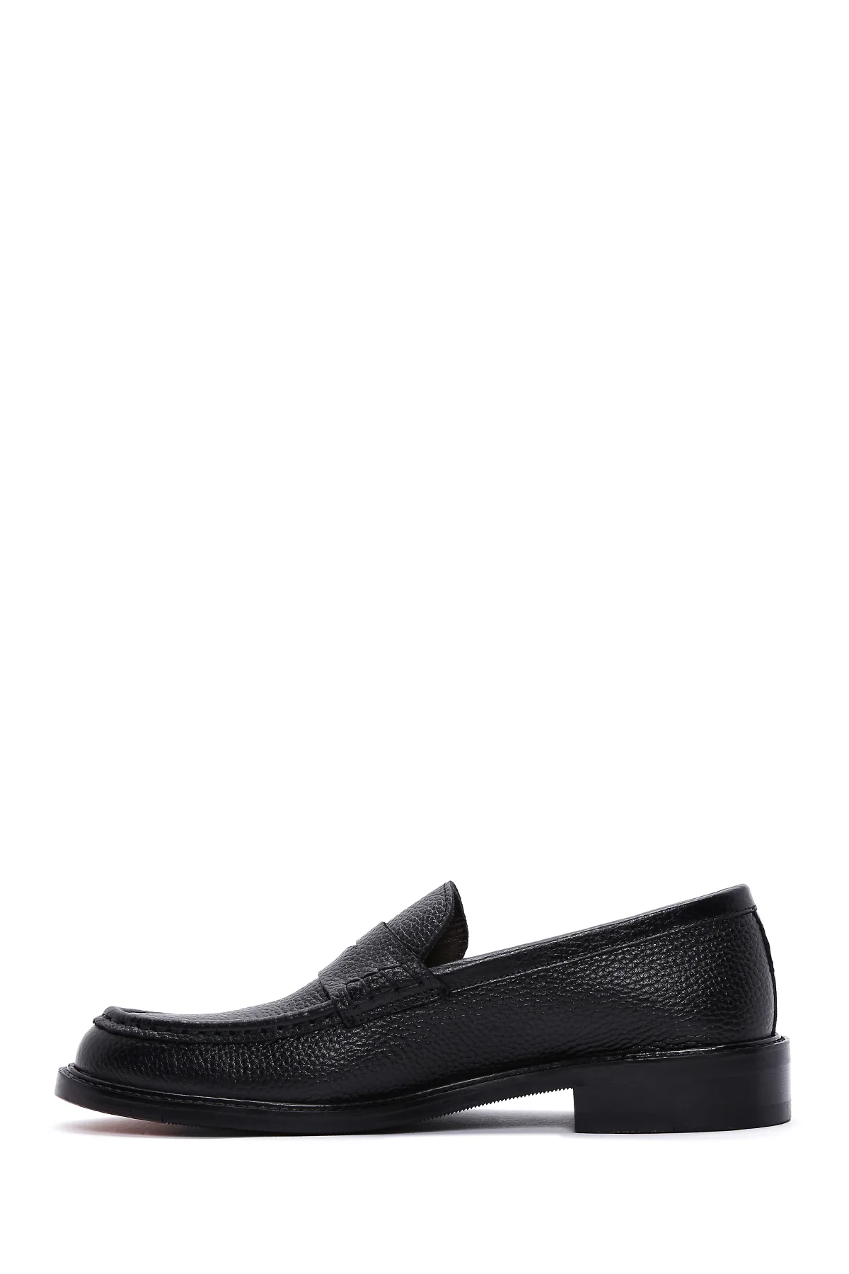 Erkek Siyah Deri Klasik Loafer - Image 2