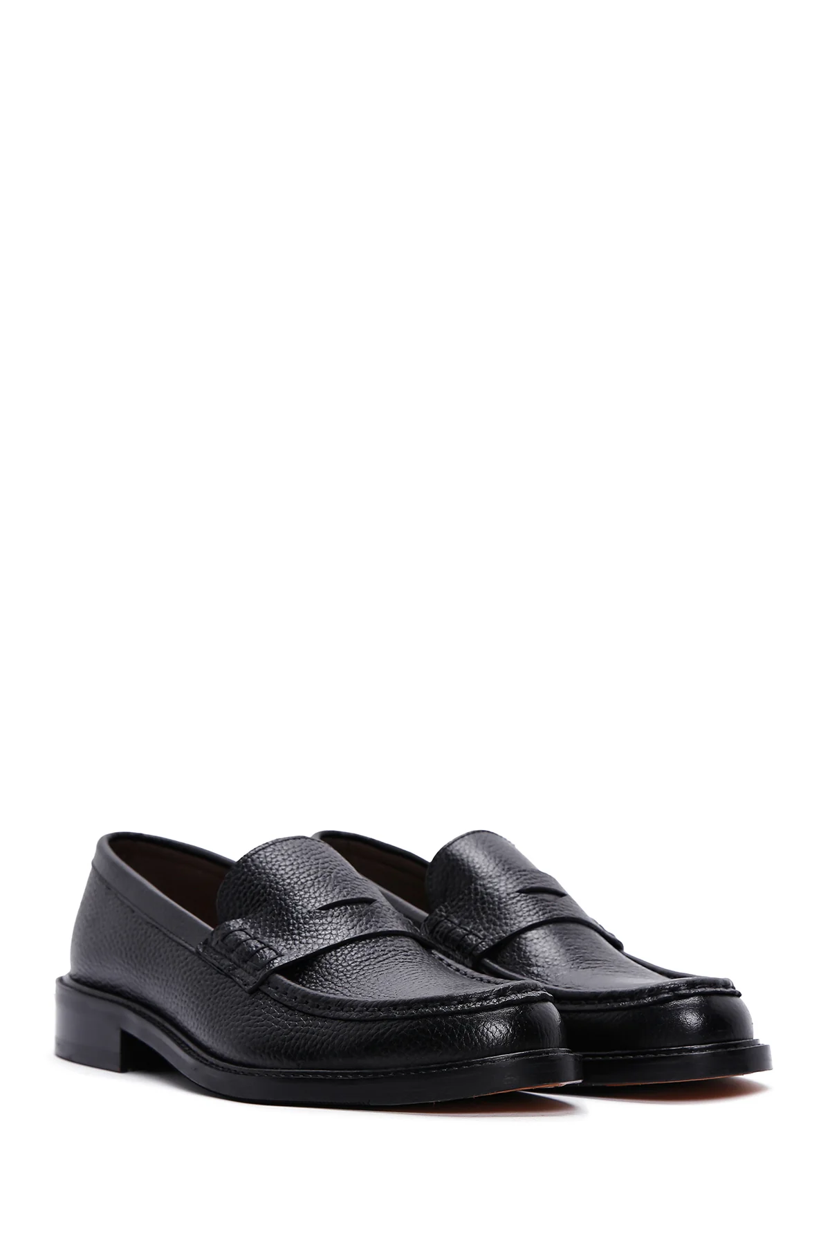 Erkek Siyah Deri Klasik Loafer - Image 3